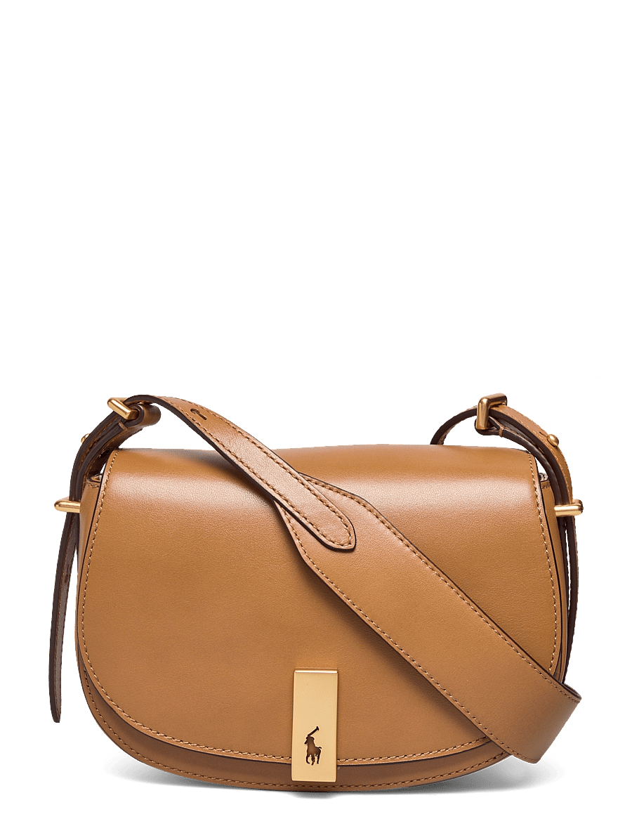 Polo Ralph Lauren - Polo ID Calfskin Mini Saddle Bag - rankinės ilgu dirželiu - tan - 0