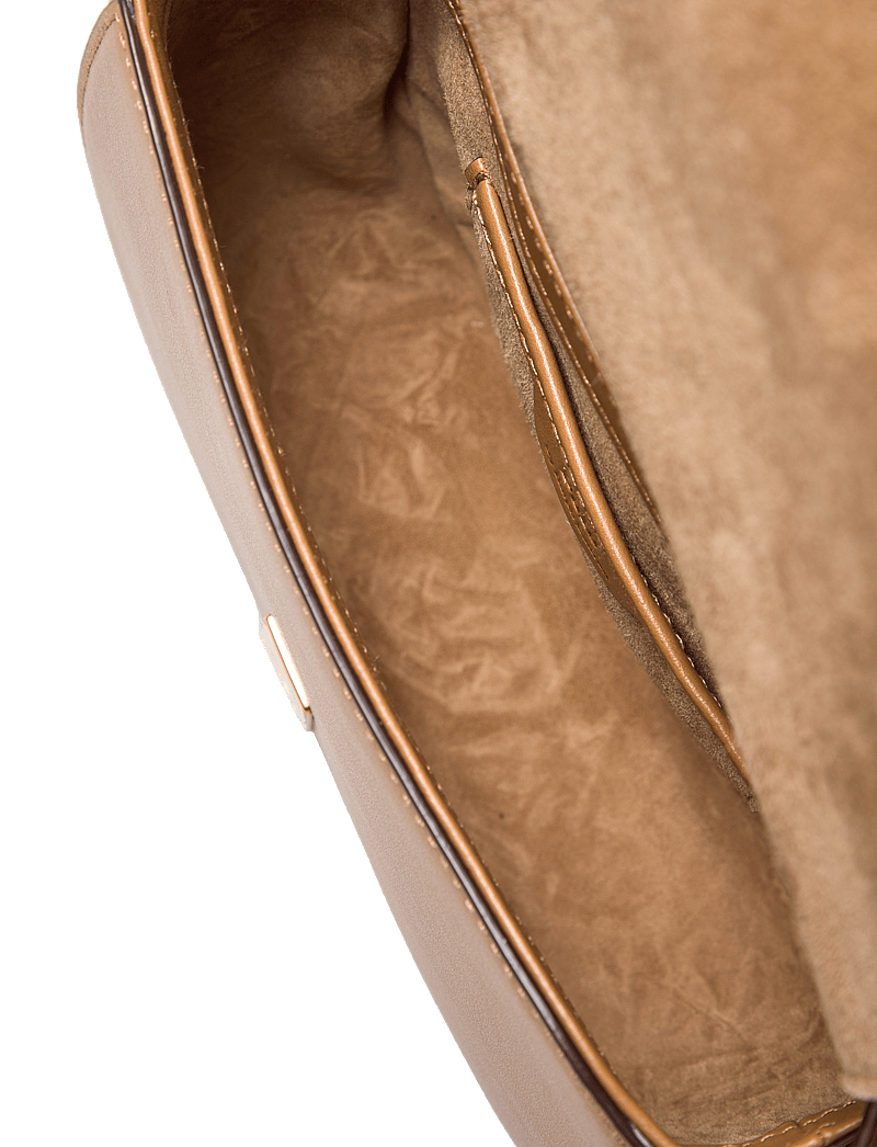 Polo Ralph Lauren - Polo ID Calfskin Mini Saddle Bag - crossbody kotid - tan - 4