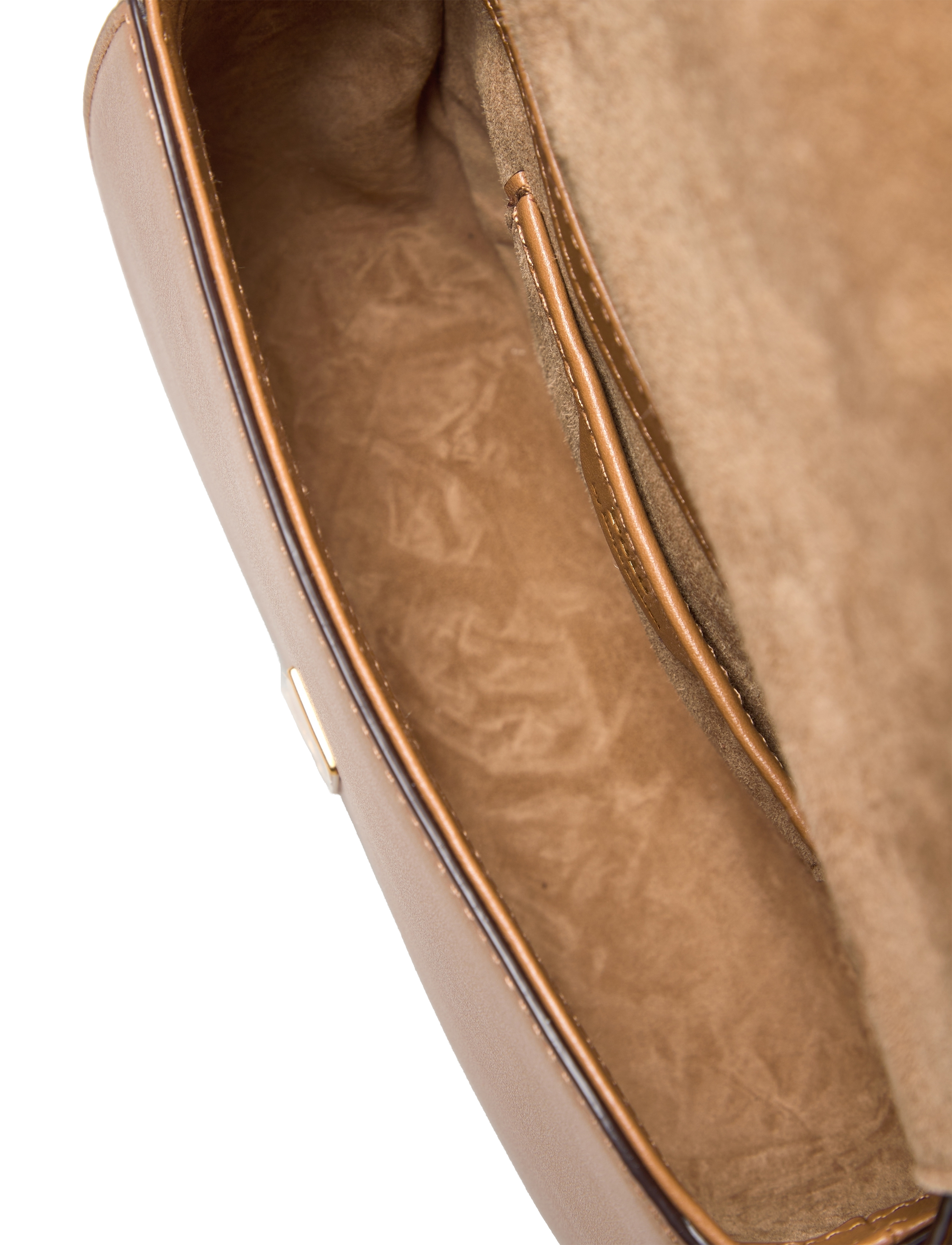 Polo Ralph Lauren - Polo ID Calfskin Mini Saddle Bag - rankinės ilgu dirželiu - tan - 4