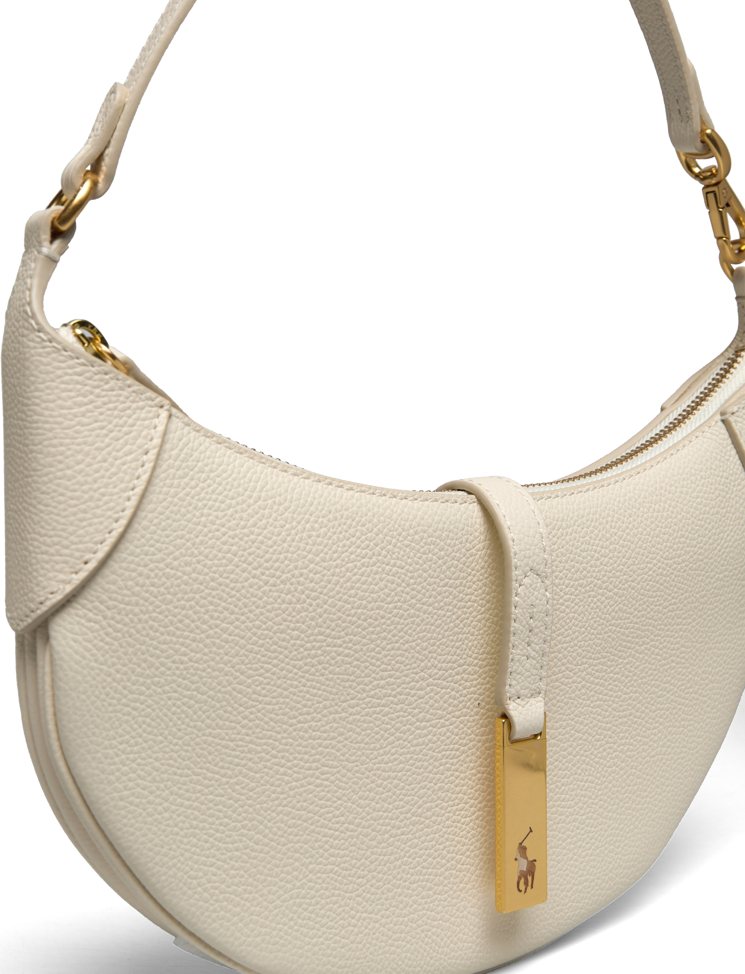 Polo Ralph Lauren - Polo ID Leather Mini Shoulder Bag - sacs a main - ivory - 3