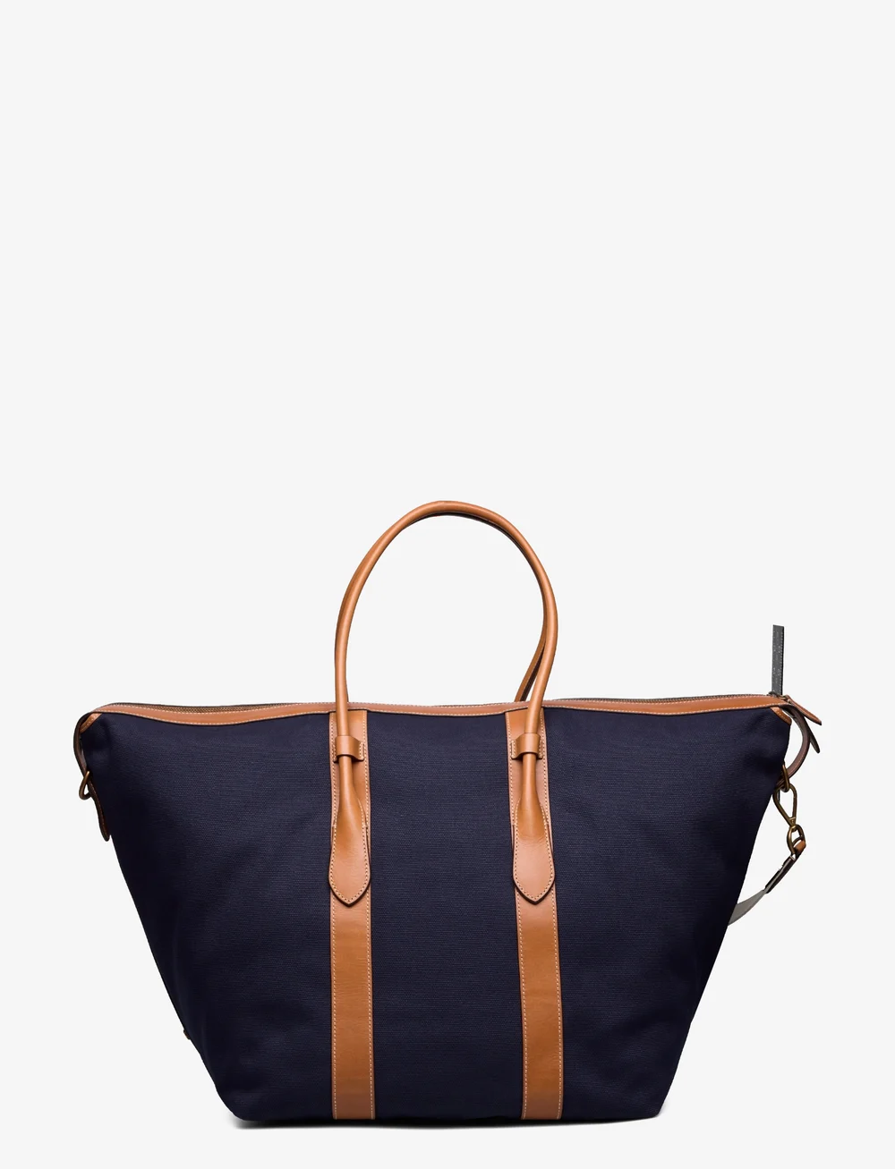 Polo Ralph Lauren - POLO CANVAS/VACHTTA-XL BLPT Z TT-TT - tote bags - navy/cuoio - 1