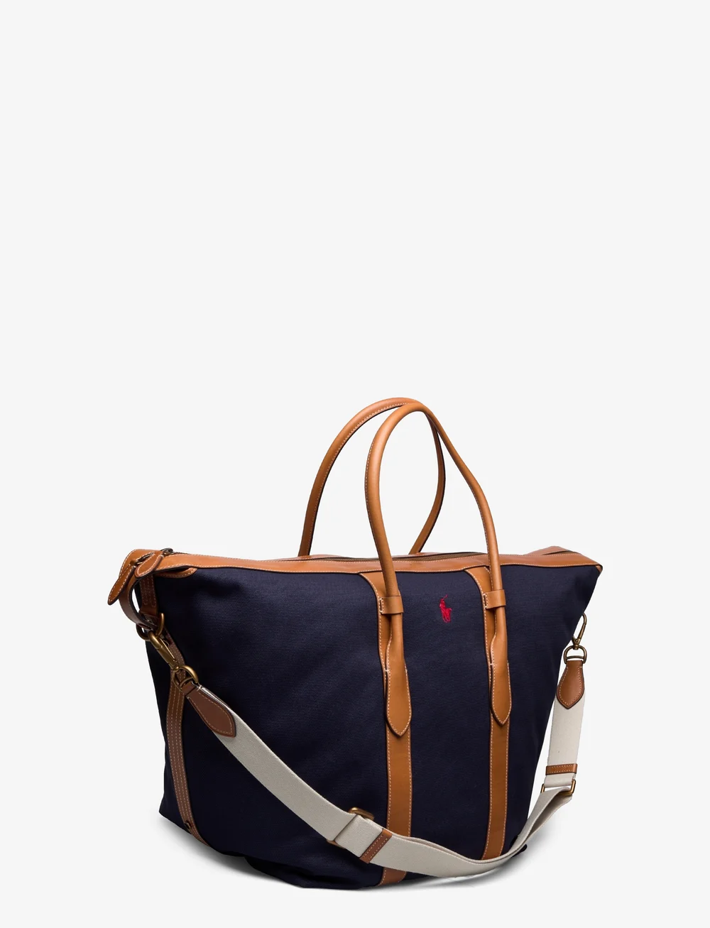 Polo Ralph Lauren - POLO CANVAS/VACHTTA-XL BLPT Z TT-TT - tote bags - navy/cuoio - 2