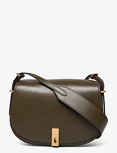 Polo ID Leather Saddle Bag, Polo Ralph Lauren