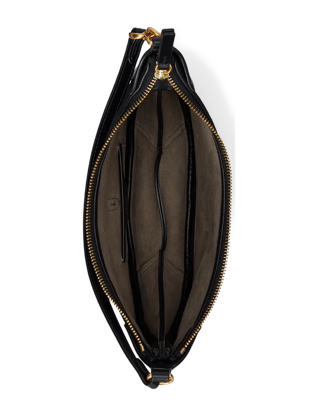 Polo Ralph Lauren - SUEDE/LEATHER-P ID MN SHDR-SBA-SMA - alltags-style - black/g l - 3