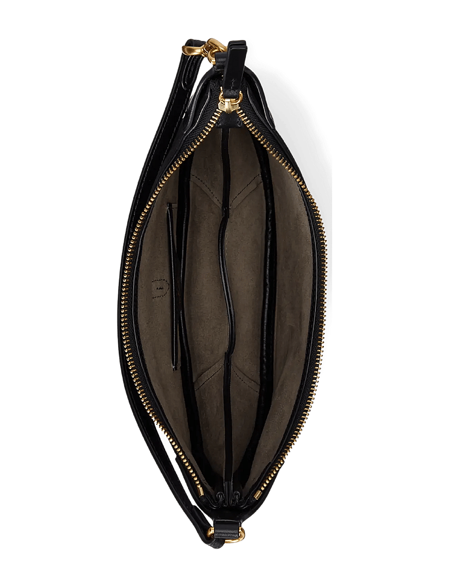 Polo Ralph Lauren - SUEDE/LEATHER-P ID MN SHDR-SBA-SMA - alltags-style - black/g l - 3