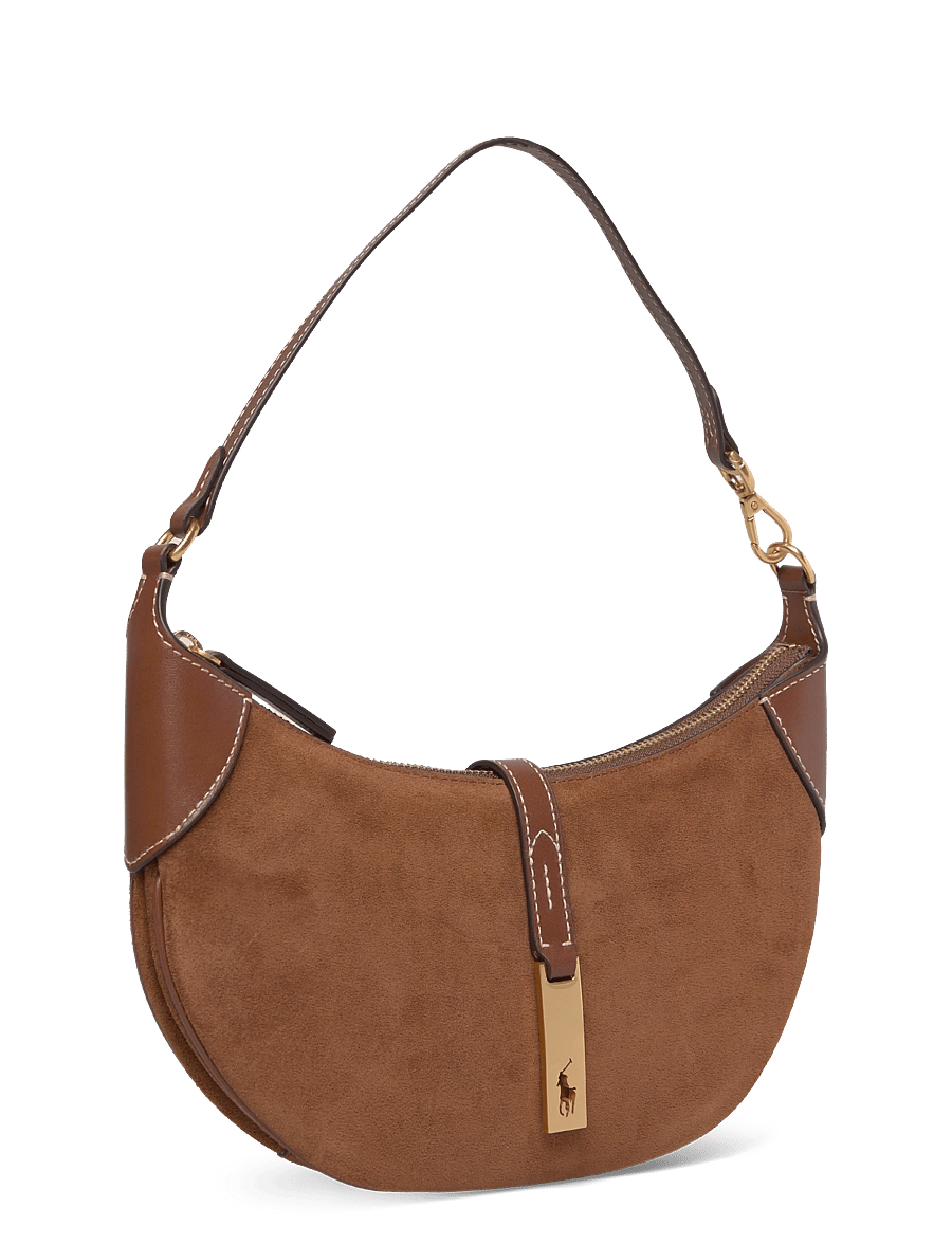 Polo Ralph Lauren - Polo ID Suede Mini Shoulder Bag - alltags-style - cinnamon/cuoio - 2