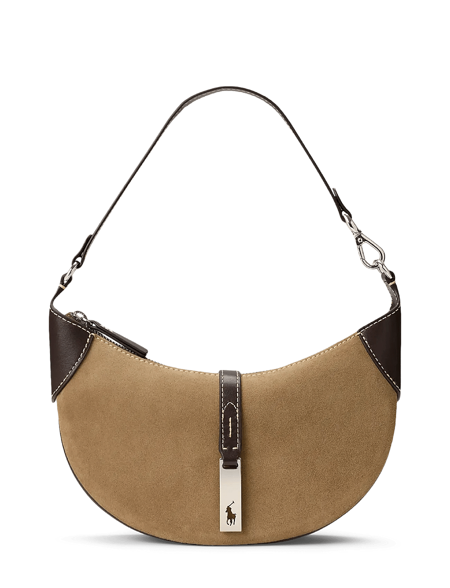 Polo Ralph Lauren - Polo ID Suede Mini Shoulder Bag - clay/tobacco - 0