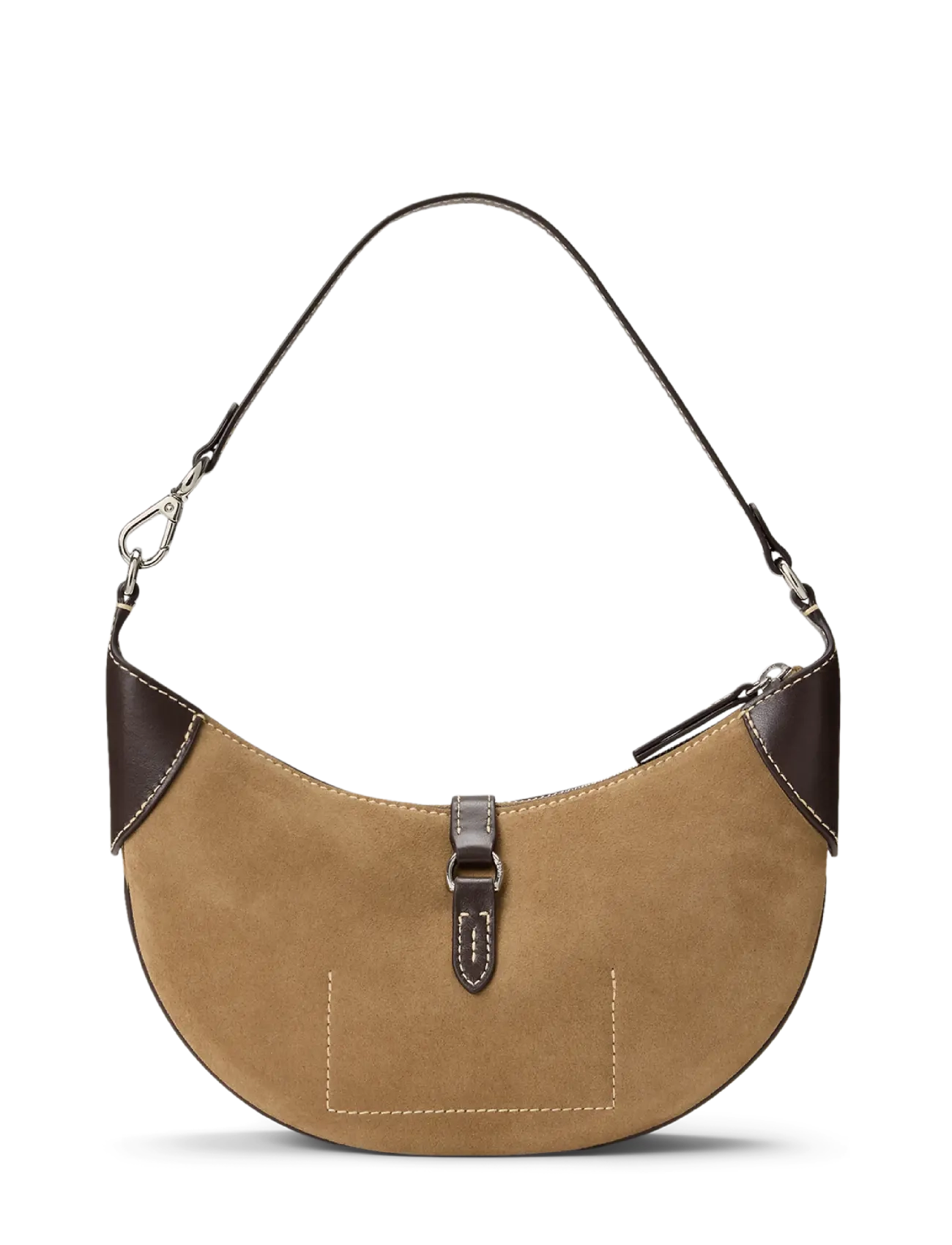 Polo Ralph Lauren - Polo ID Suede Mini Shoulder Bag - clay/tobacco - 1