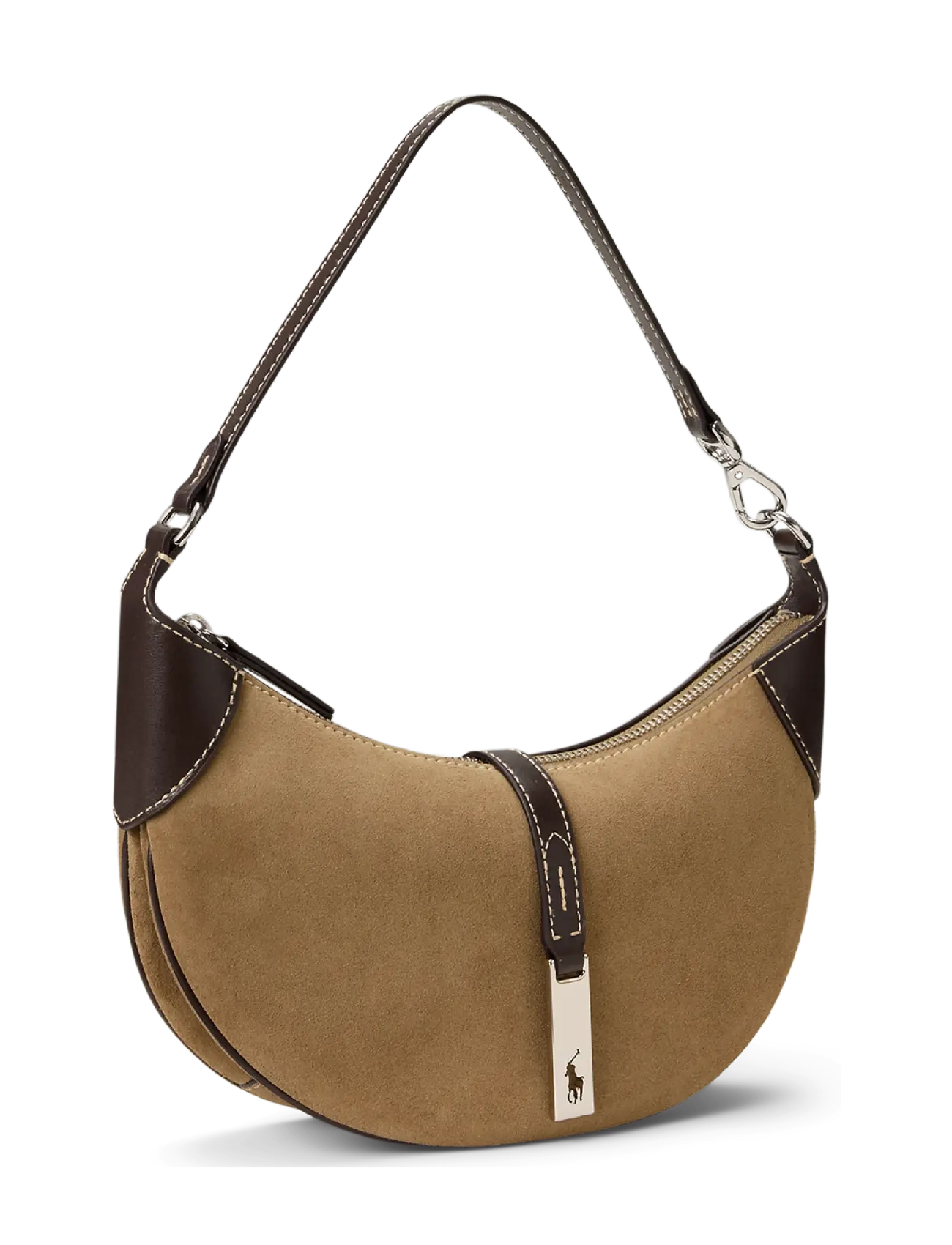 Polo Ralph Lauren - Polo ID Suede Mini Shoulder Bag - clay/tobacco - 2
