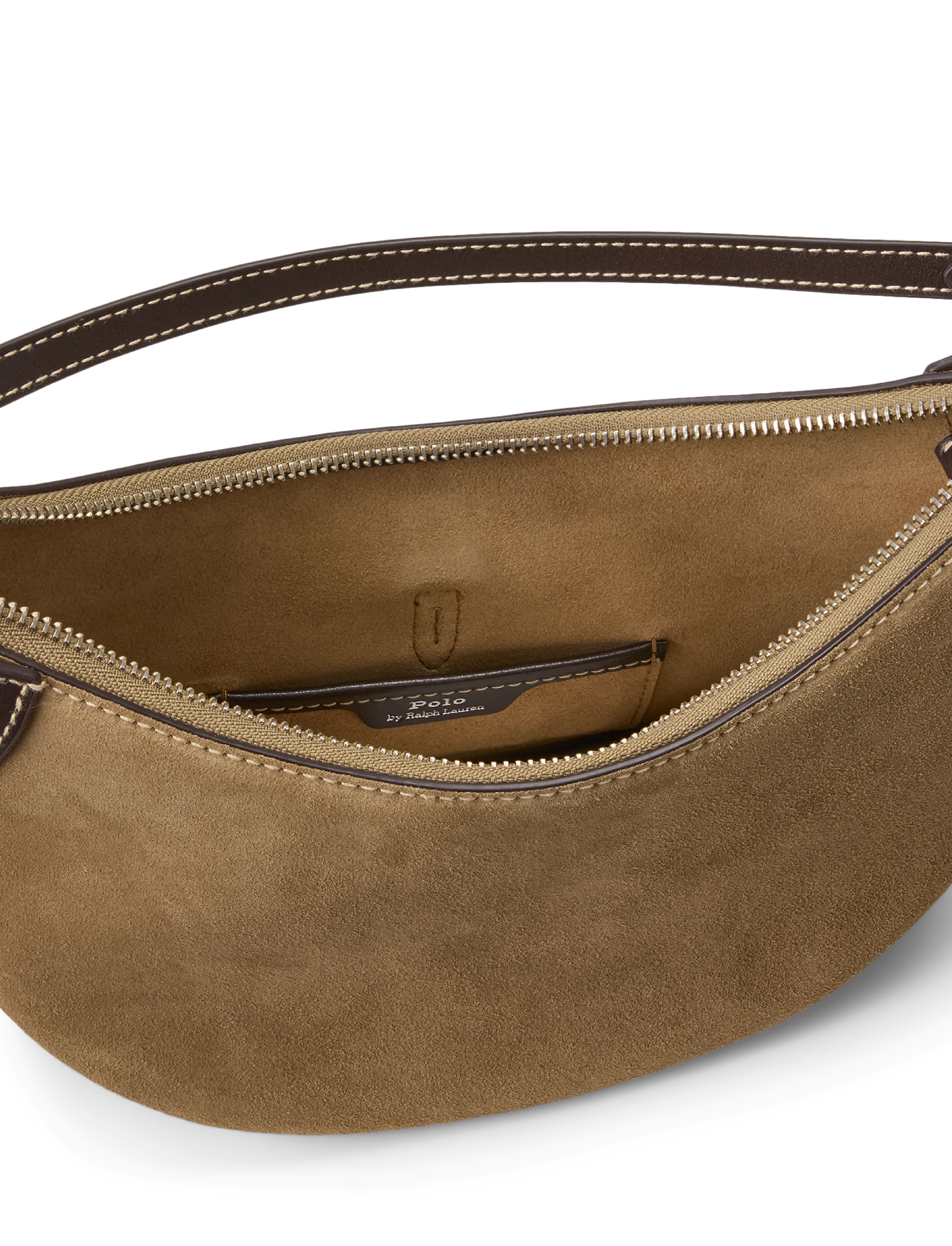 Polo Ralph Lauren - Polo ID Suede Mini Shoulder Bag - clay/tobacco - 3