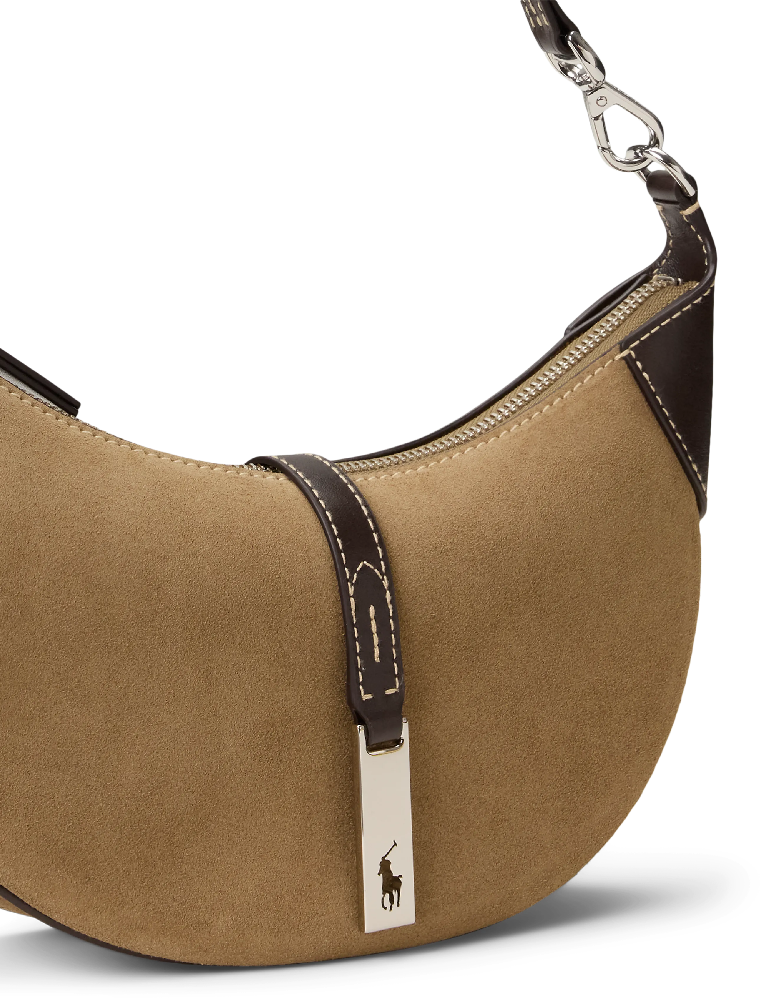 Polo Ralph Lauren - Polo ID Suede Mini Shoulder Bag - clay/tobacco - 4
