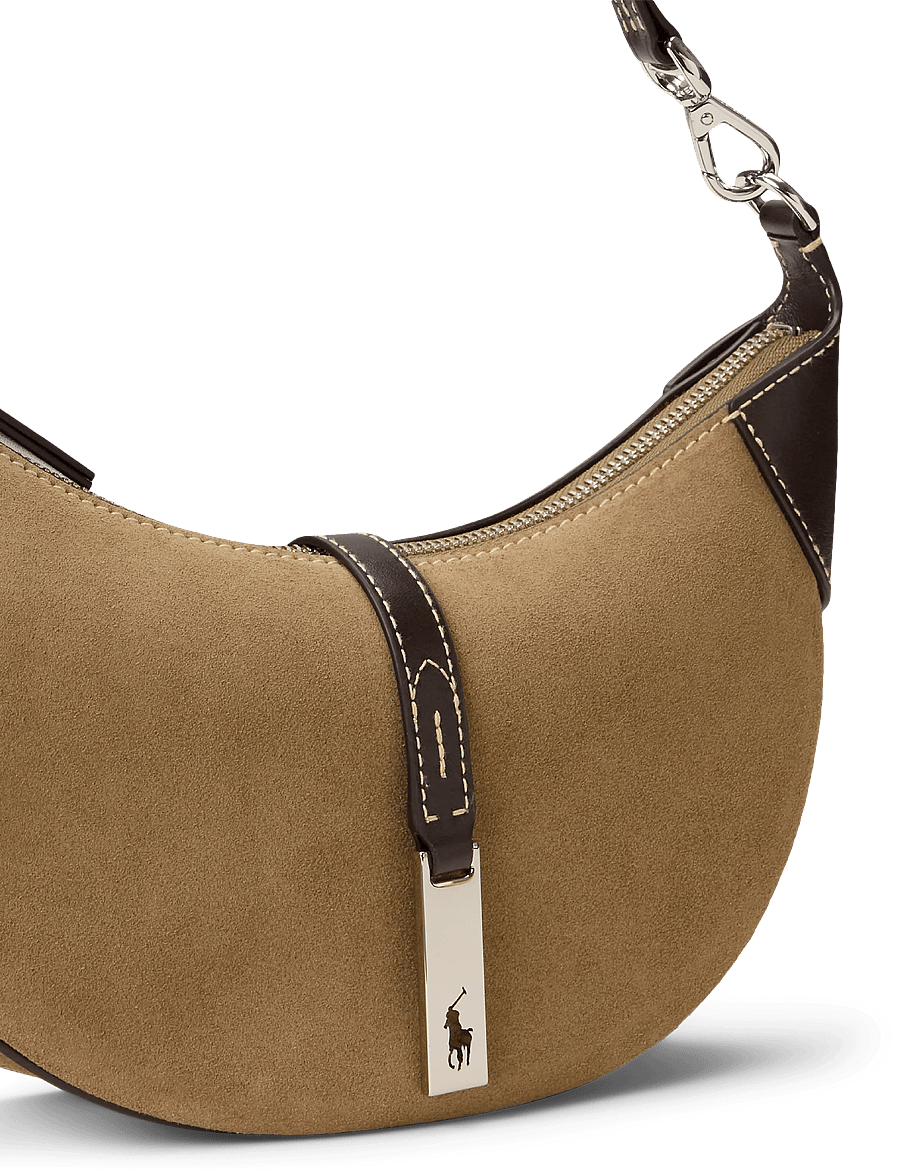 Polo Ralph Lauren - Polo ID Suede Mini Shoulder Bag - clay/tobacco - 4