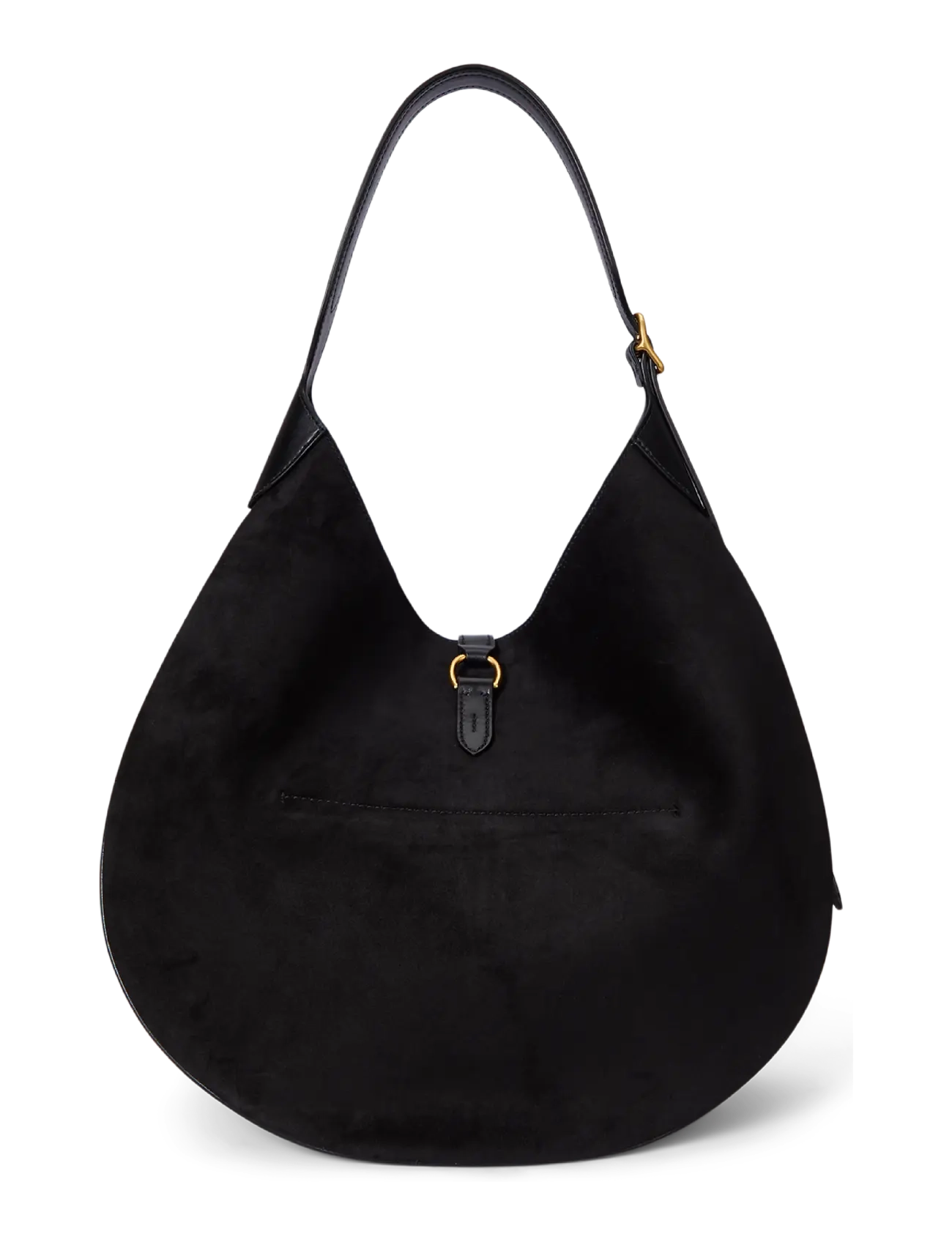 Polo Ralph Lauren - SUEDE/LEATHER-P ID SHLDR-SBA-MED - black/g l - 2