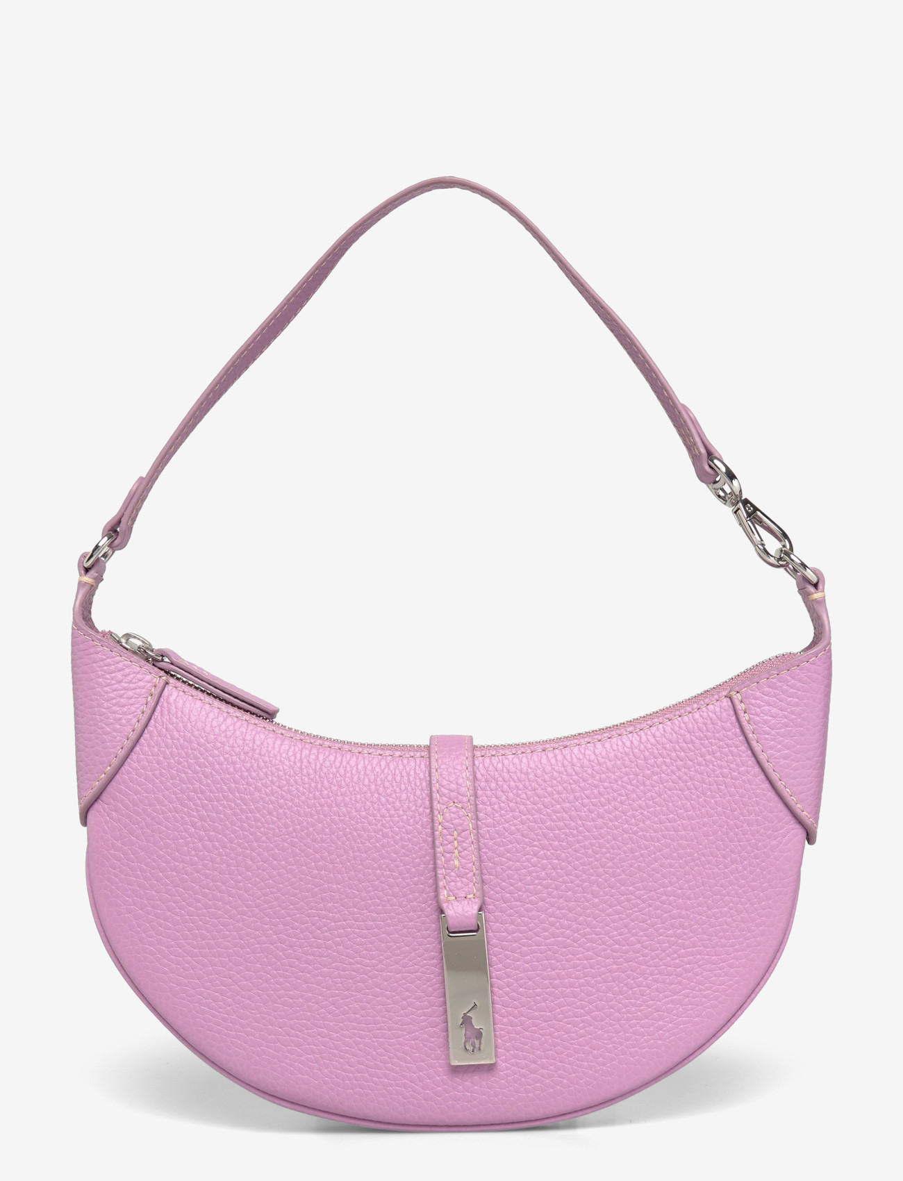 Polo Ralph Lauren - Polo ID Pebbled Mini Shoulder Bag - top handle tasker - soft lilac - 0