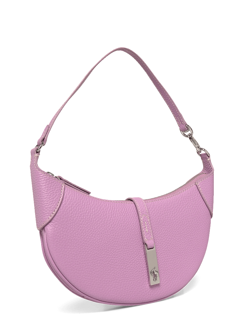 Polo Ralph Lauren - Polo ID Pebbled Mini Shoulder Bag - top handle tasker - soft lilac - 2