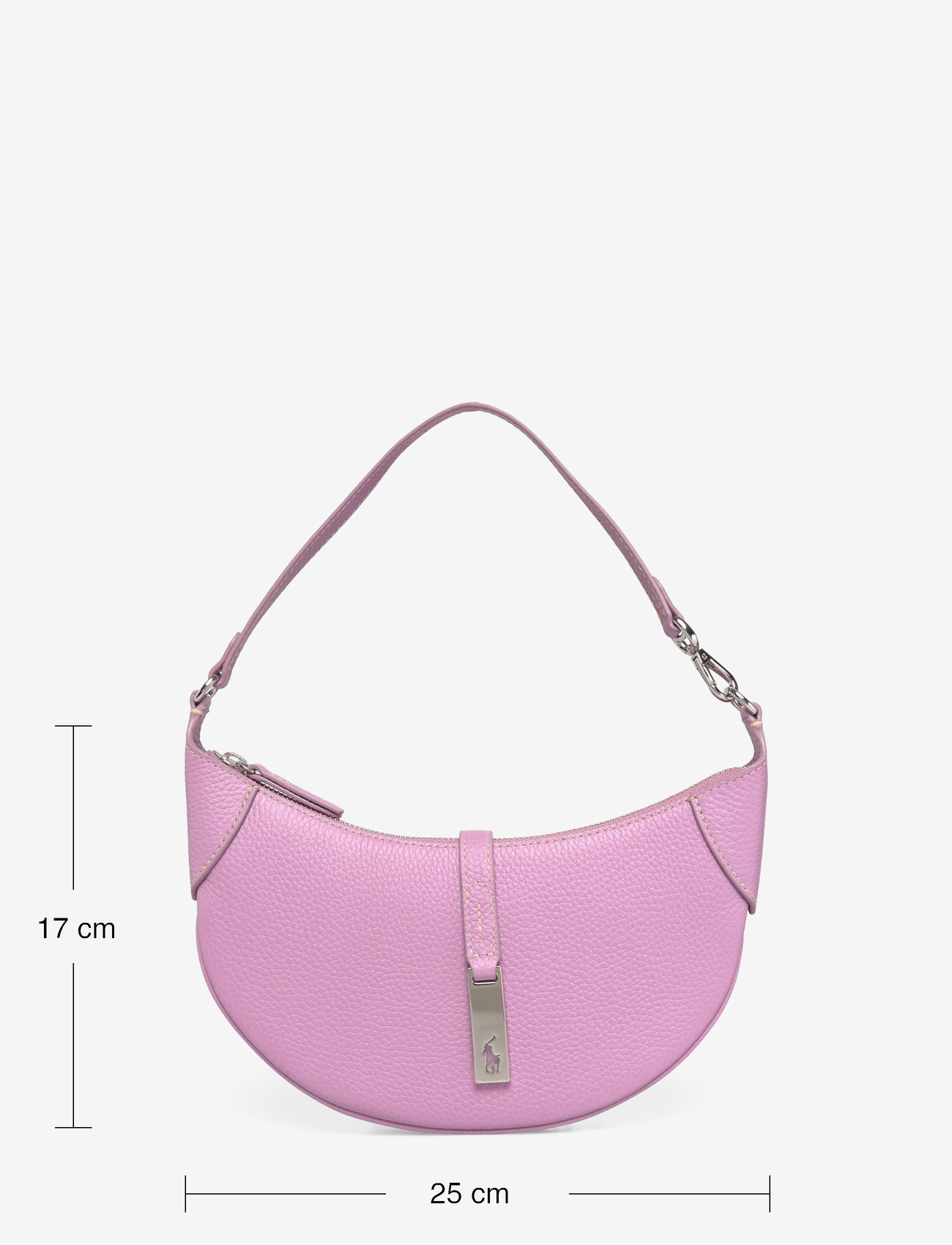 Polo Ralph Lauren - Polo ID Pebbled Mini Shoulder Bag - top handle tasker - soft lilac - 3