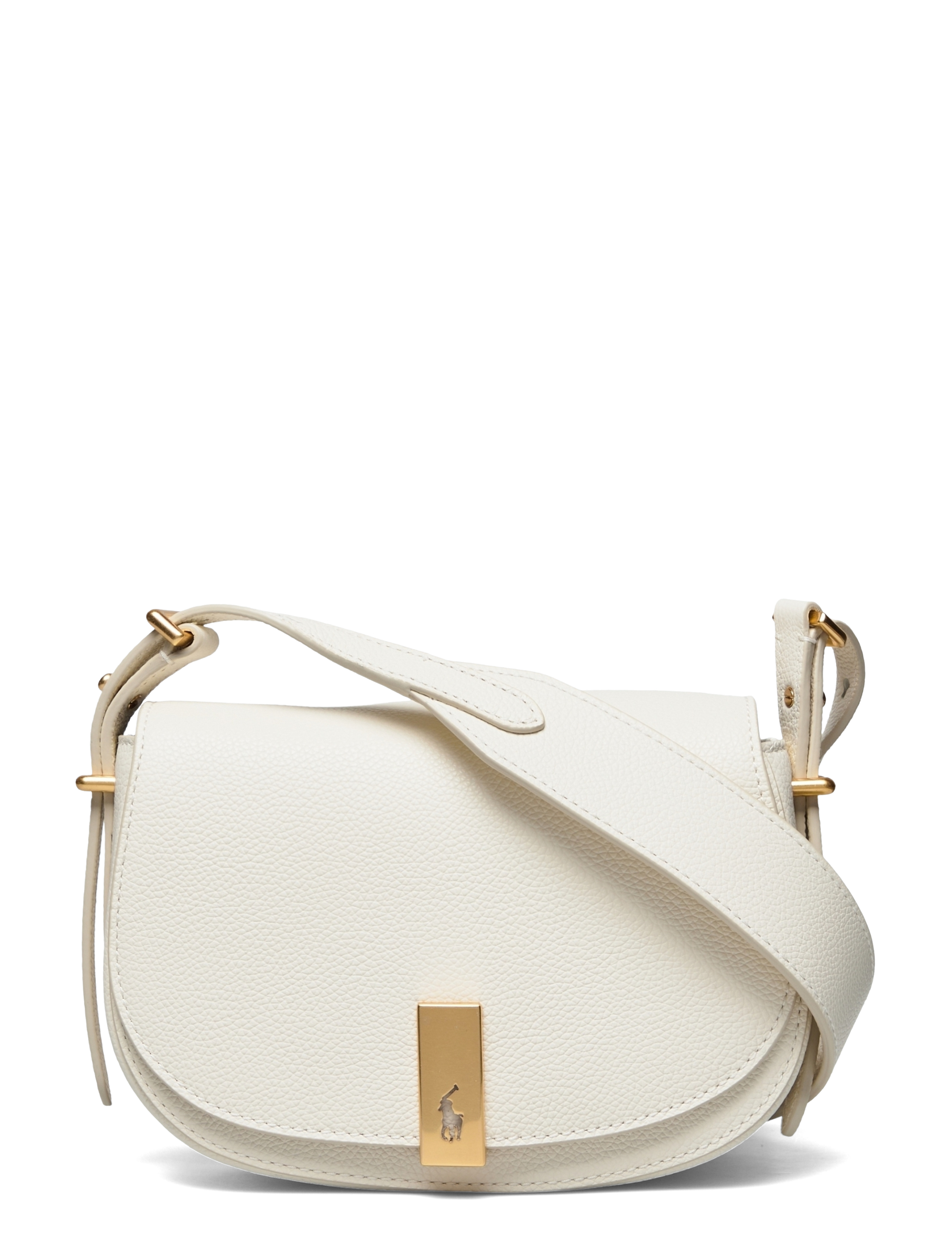 Polo Ralph Lauren Polo ID Leather Saddle Bag - Konfirmation - IVORY / white