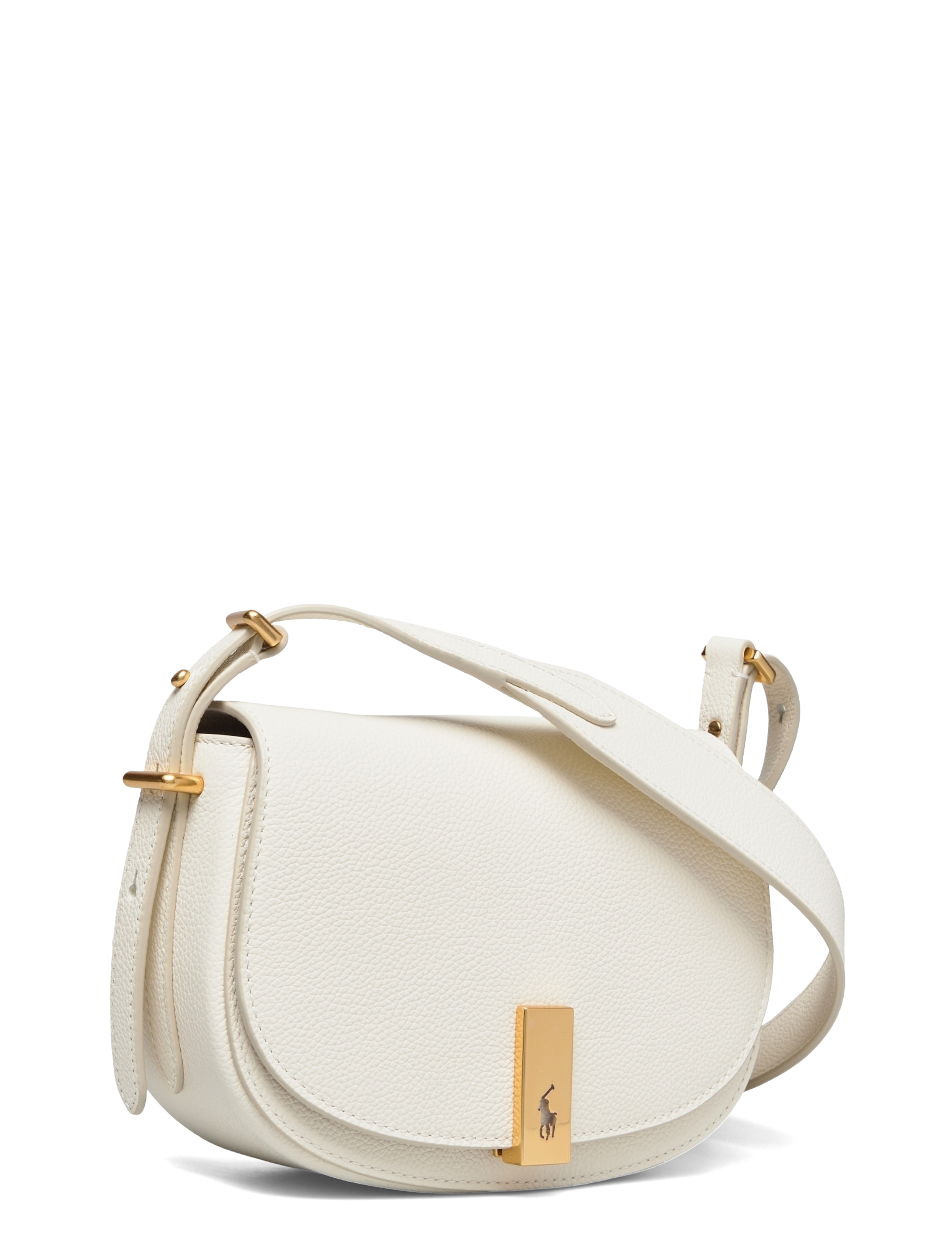 Polo Ralph Lauren - Polo ID Leather Saddle Bag - ivory - 2