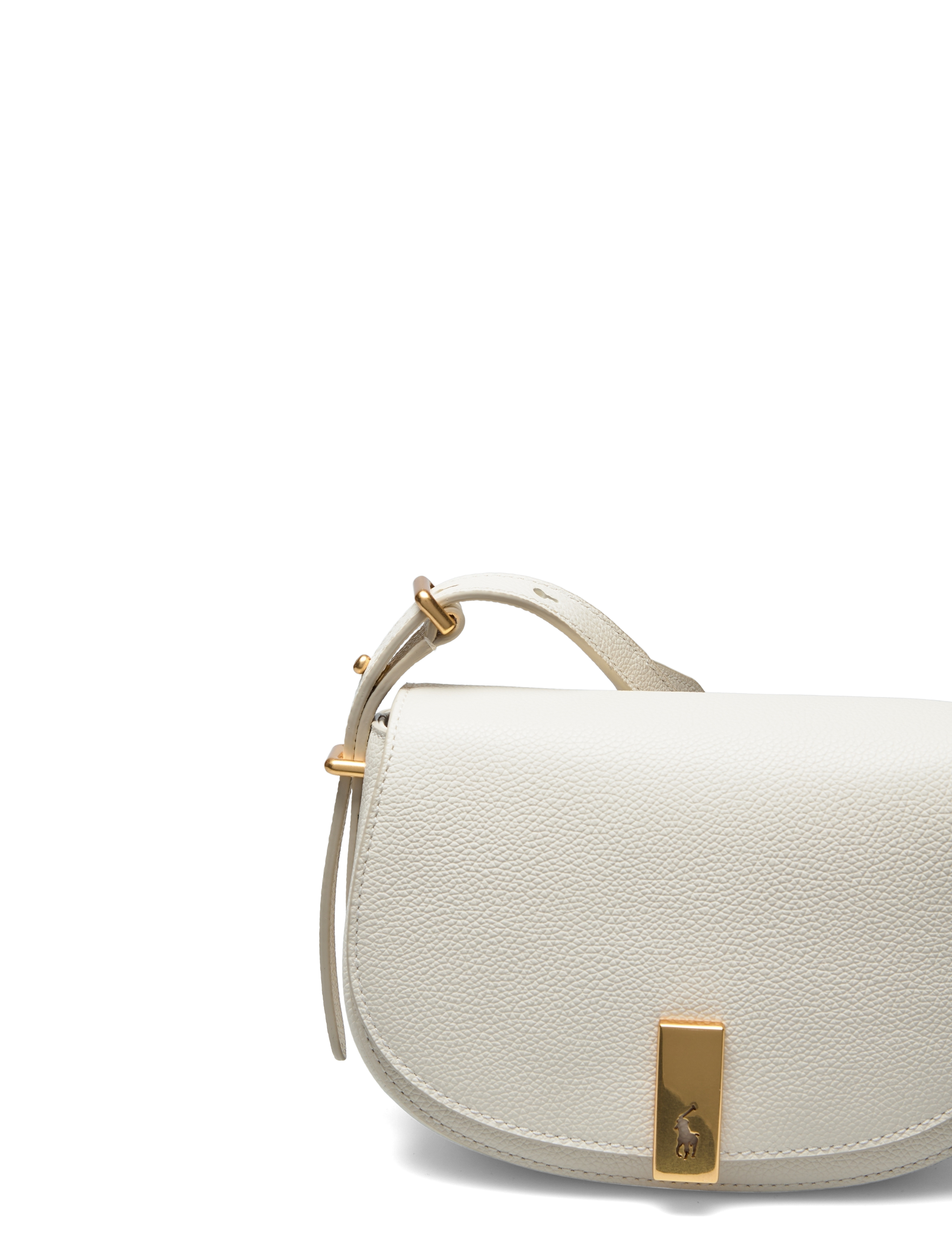 Polo Ralph Lauren - Polo ID Leather Saddle Bag - ivory - 3