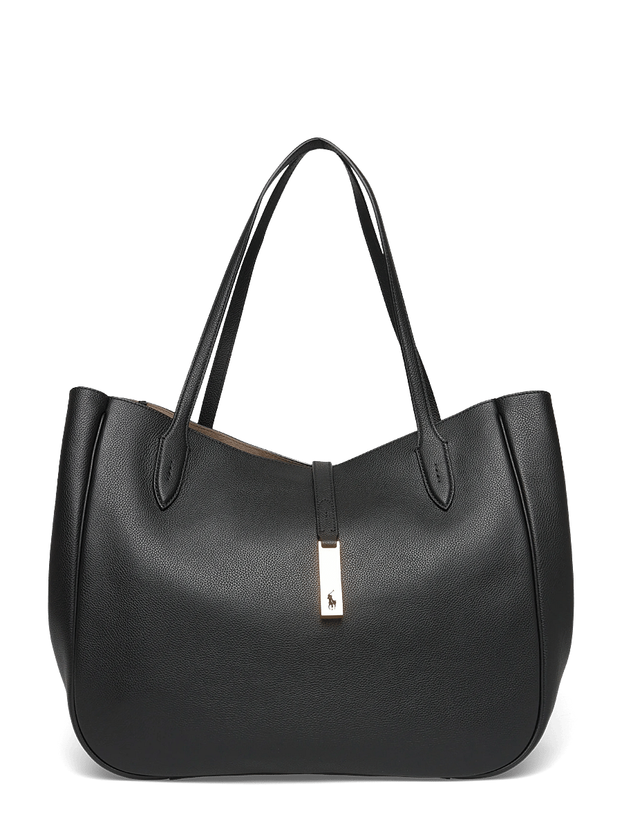 Polo Ralph Lauren - SMALL GRAIN-P ID TOTE-TTE-MED - black - 0