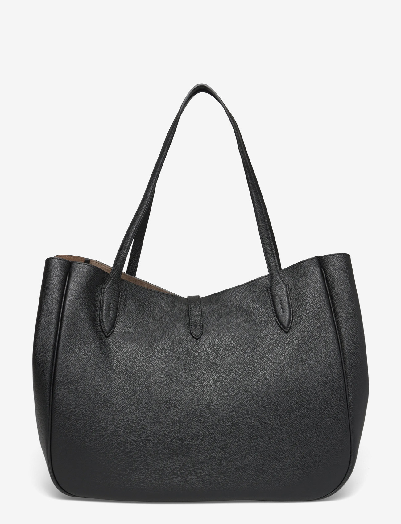 Polo Ralph Lauren - Polo ID Leather Large Tote - totes - black - 1