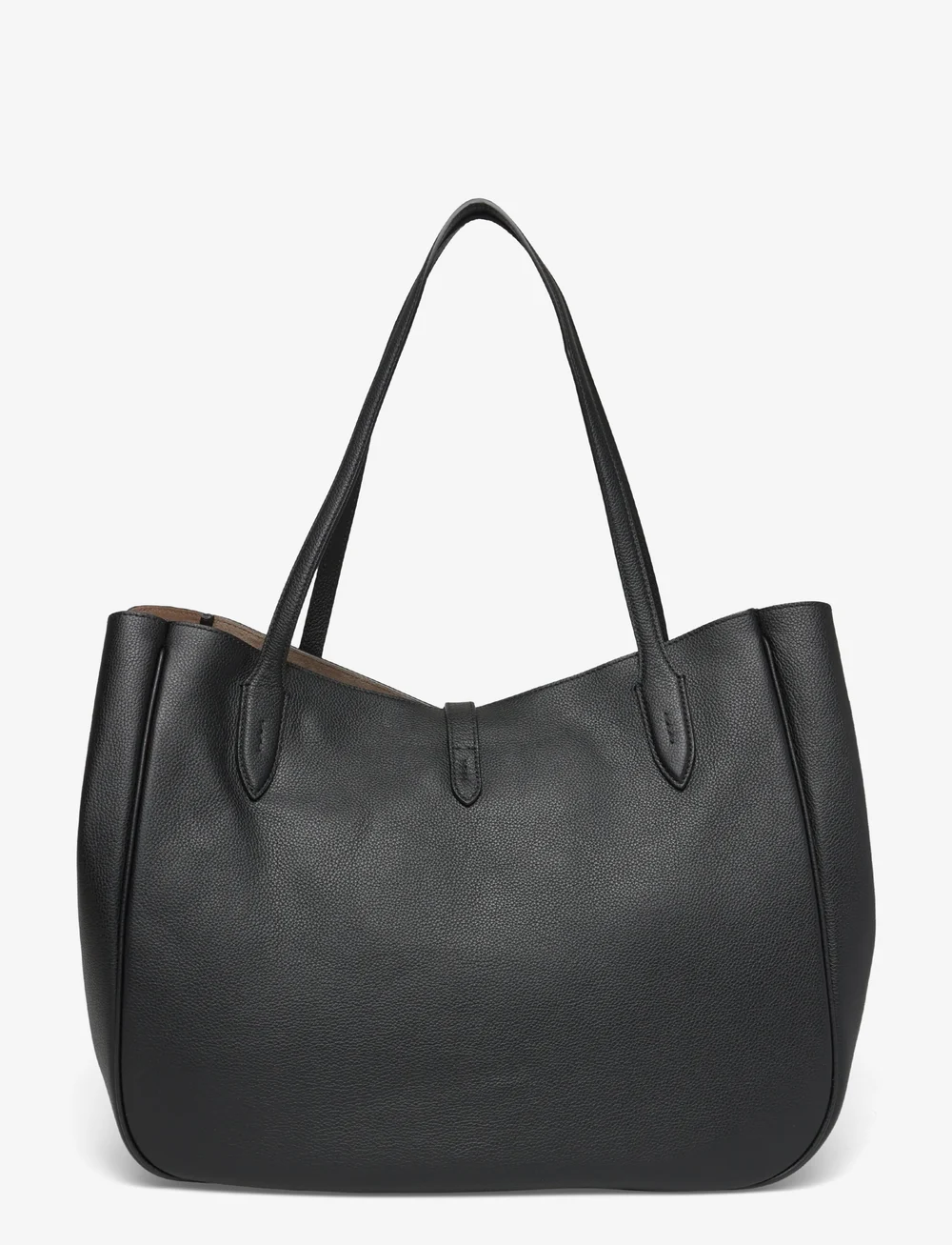 Polo Ralph Lauren - SMALL GRAIN-P ID TOTE-TTE-MED - tote bags - black - 1