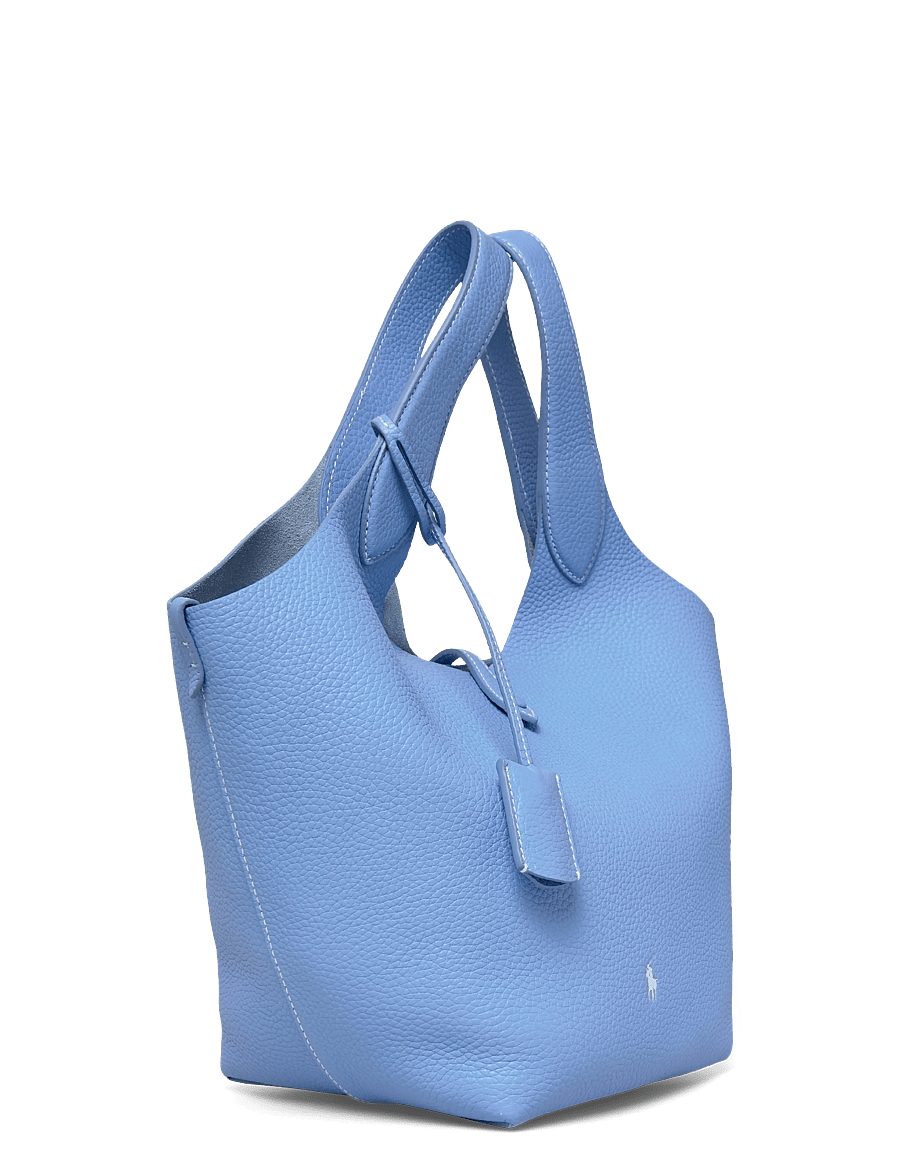 Polo Ralph Lauren - Polo Play Leather Tote - cabas - baby blue - 2