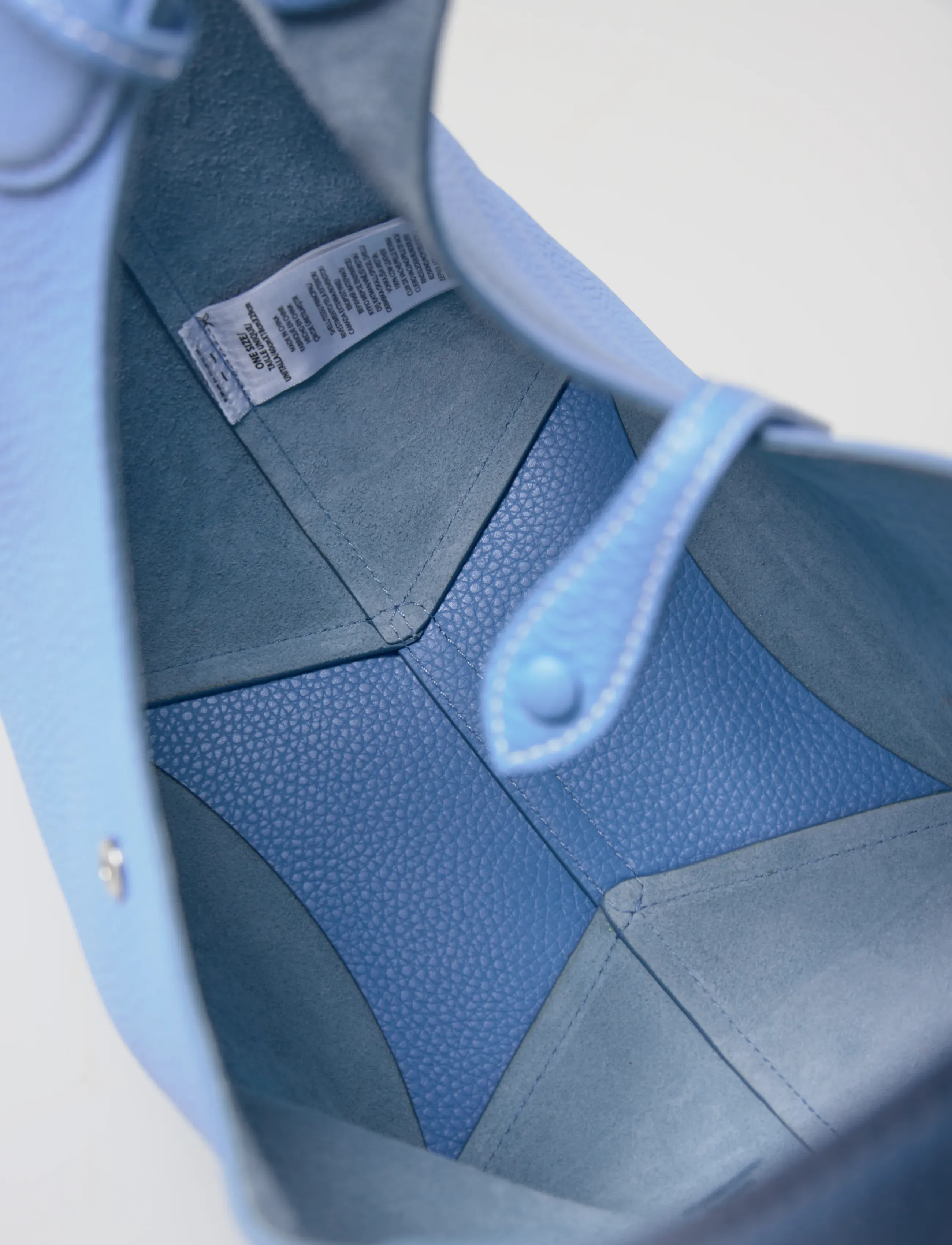 Polo Ralph Lauren - Polo Play Leather Tote - cabas - baby blue - 5