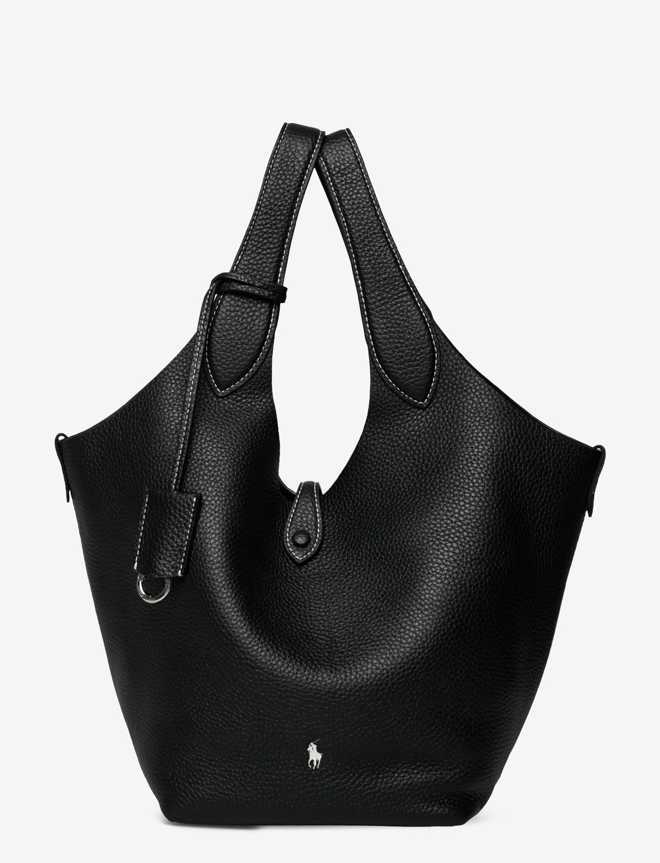 Polo Ralph Lauren - Polo Play Leather Tote - shoppers - black - 0