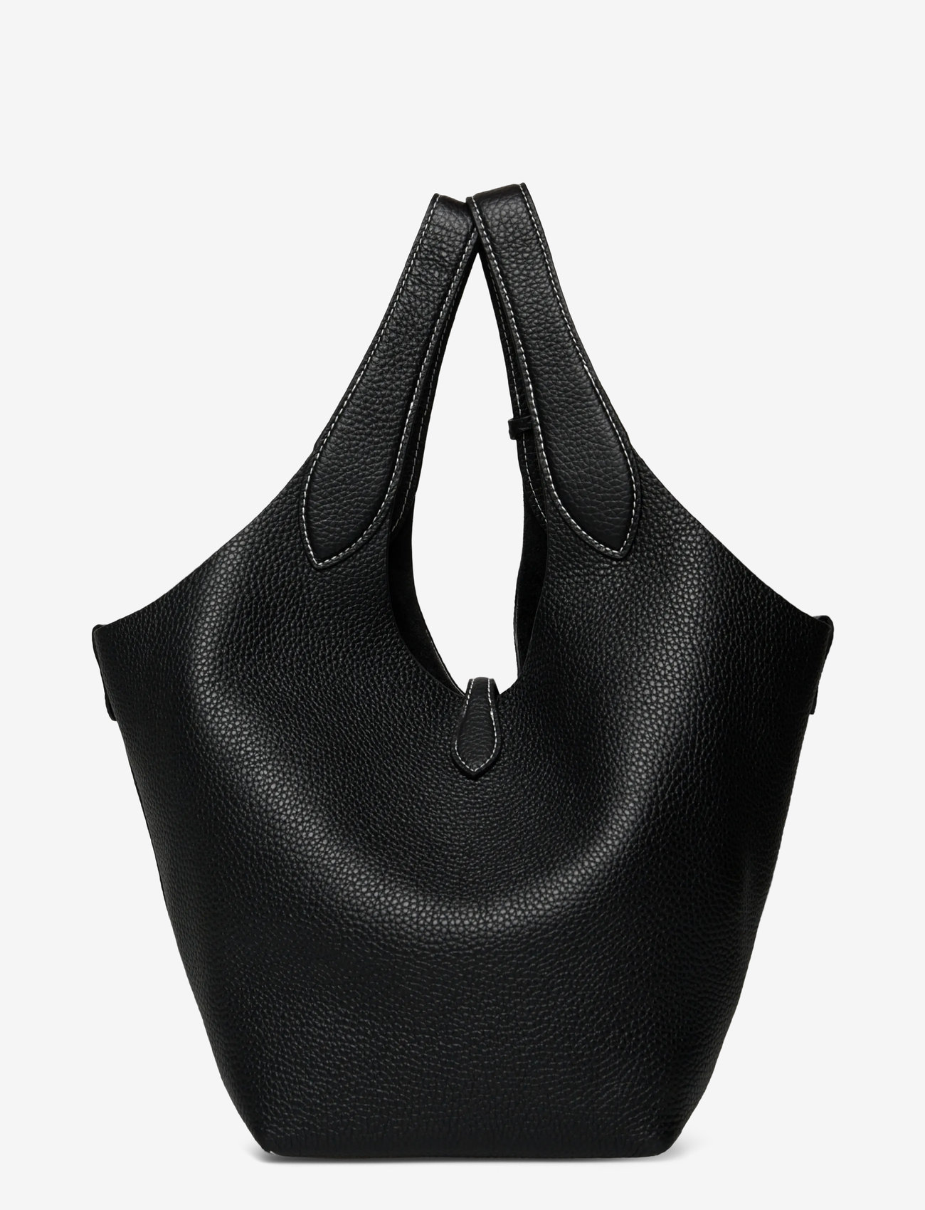 Polo Ralph Lauren - Polo Play Leather Tote - shoppers - black - 1