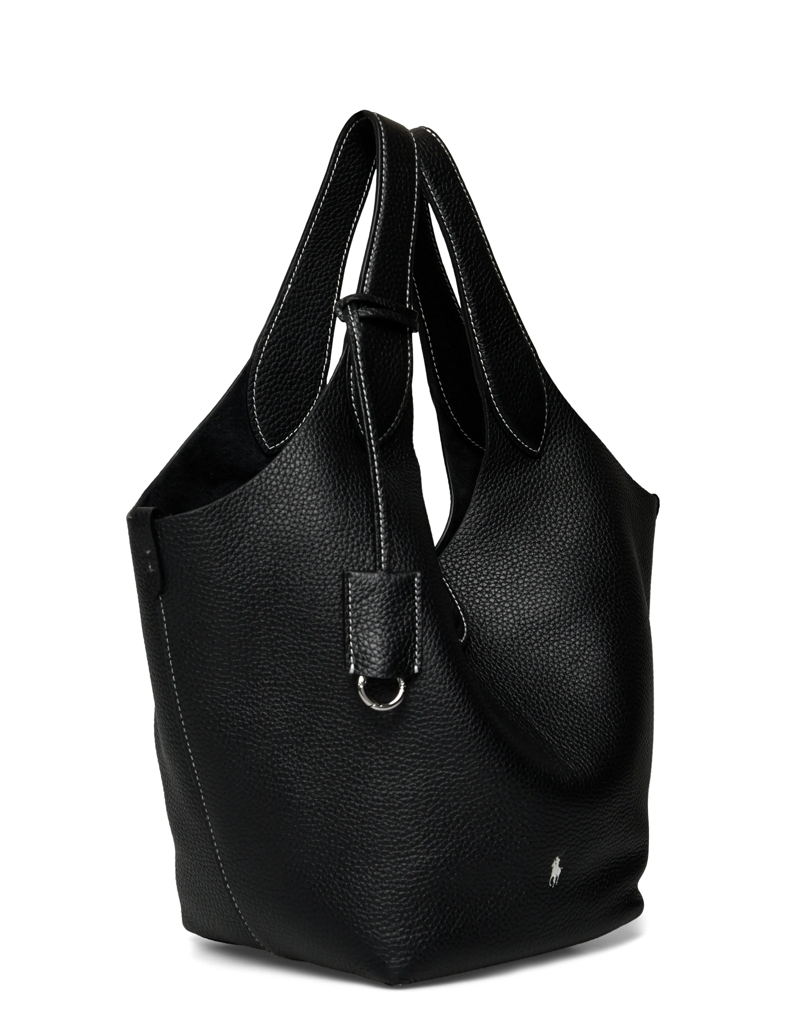 Polo Ralph Lauren - Polo Play Leather Tote - cabas - black - 2