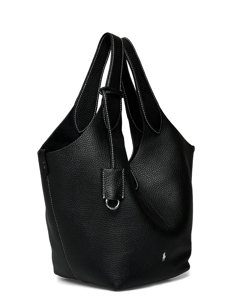 Polo Ralph Lauren - Polo Play Leather Tote - cabas - black - 2