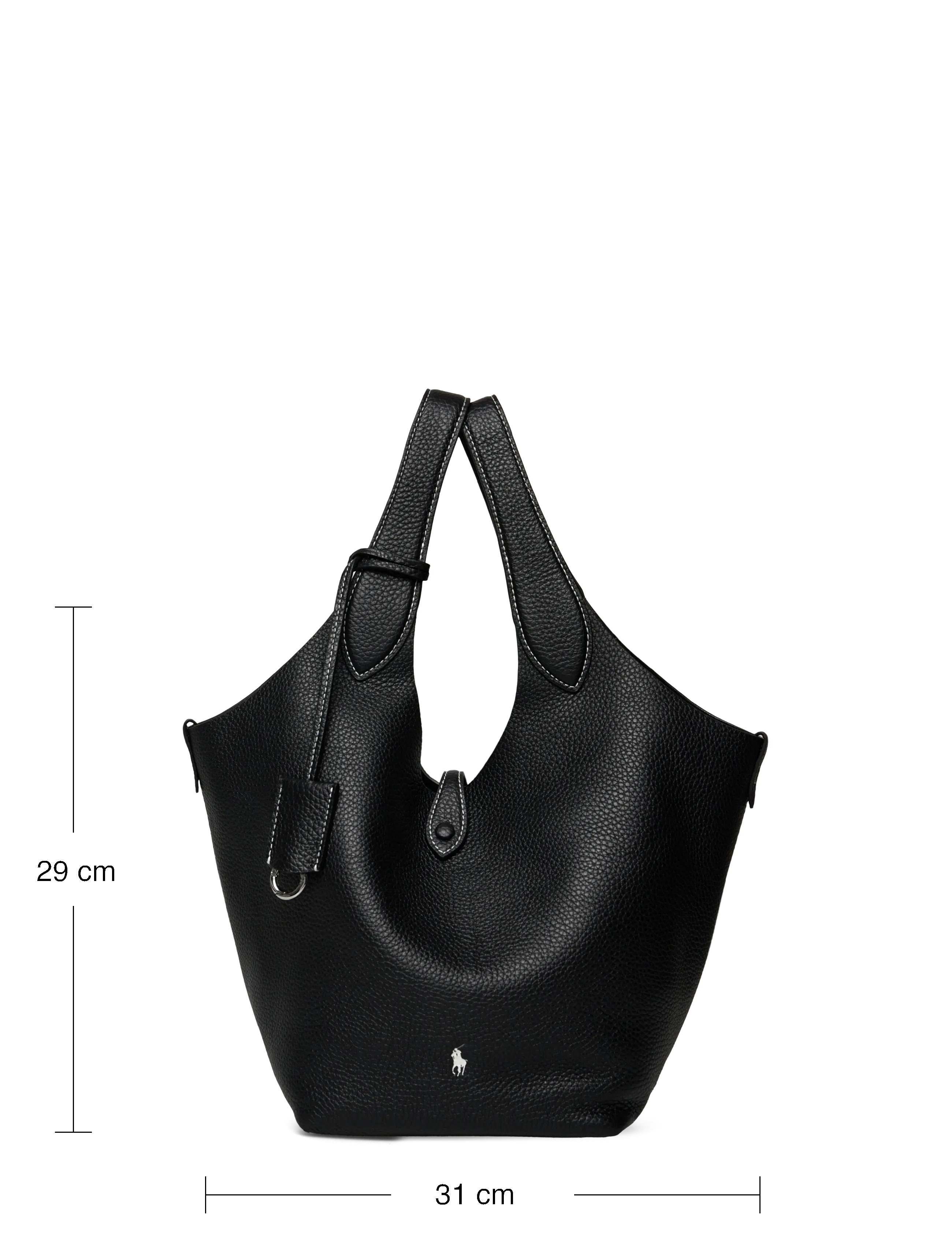 Polo Ralph Lauren - Polo Play Leather Tote - cabas - black - 3