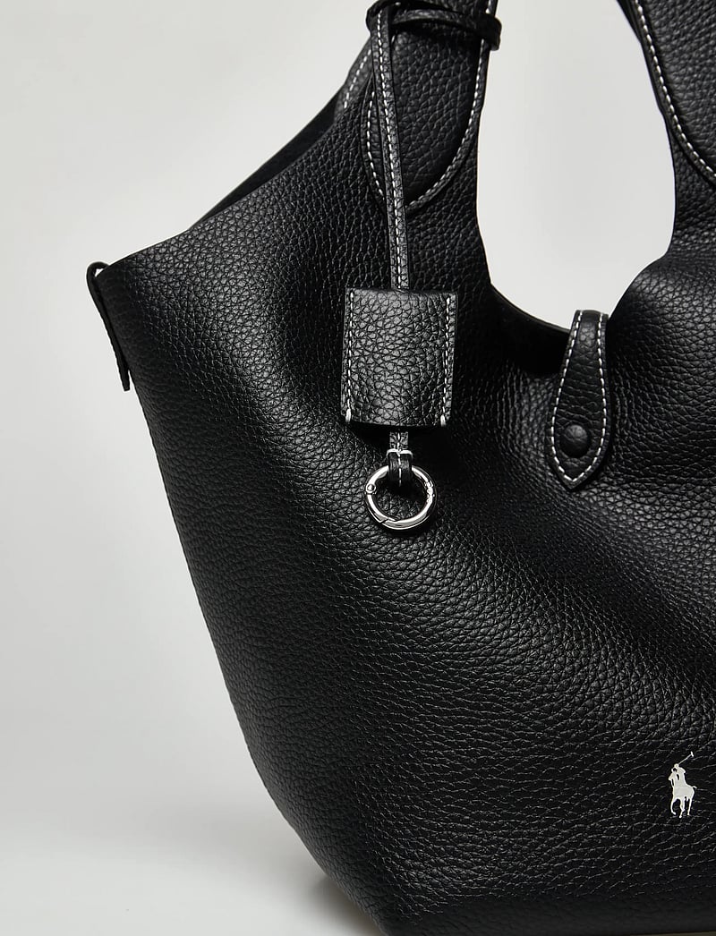 Polo Ralph Lauren - Polo Play Leather Tote - shoppers - black - 3