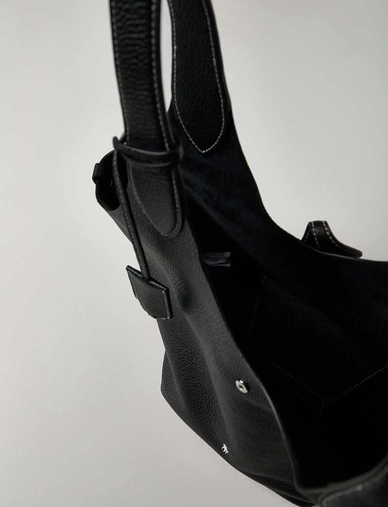 Polo Ralph Lauren - Polo Play Leather Tote - shoppers - black - 4