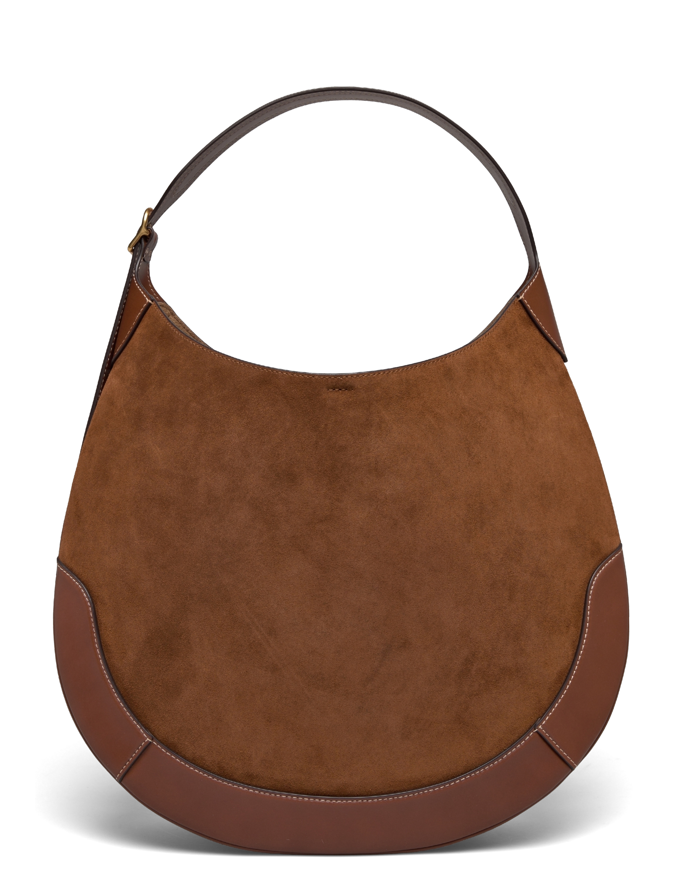 Polo Ralph Lauren - SUEDE/LEATHER-P ID SHLDR B-SBA-MED - schultertaschen - cinnamon/cuoio - 1
