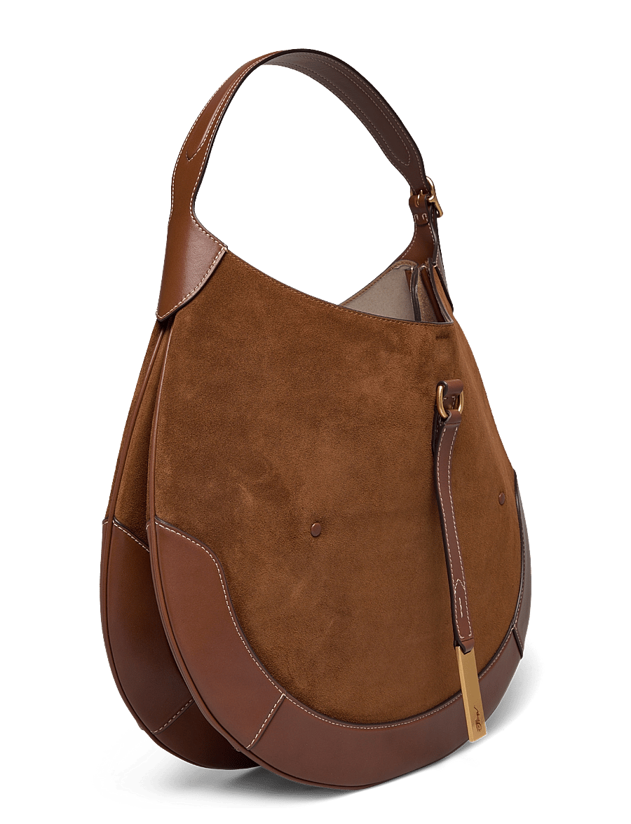 Polo Ralph Lauren - SUEDE/LEATHER-P ID SHLDR B-SBA-MED - schultertaschen - cinnamon/cuoio - 2