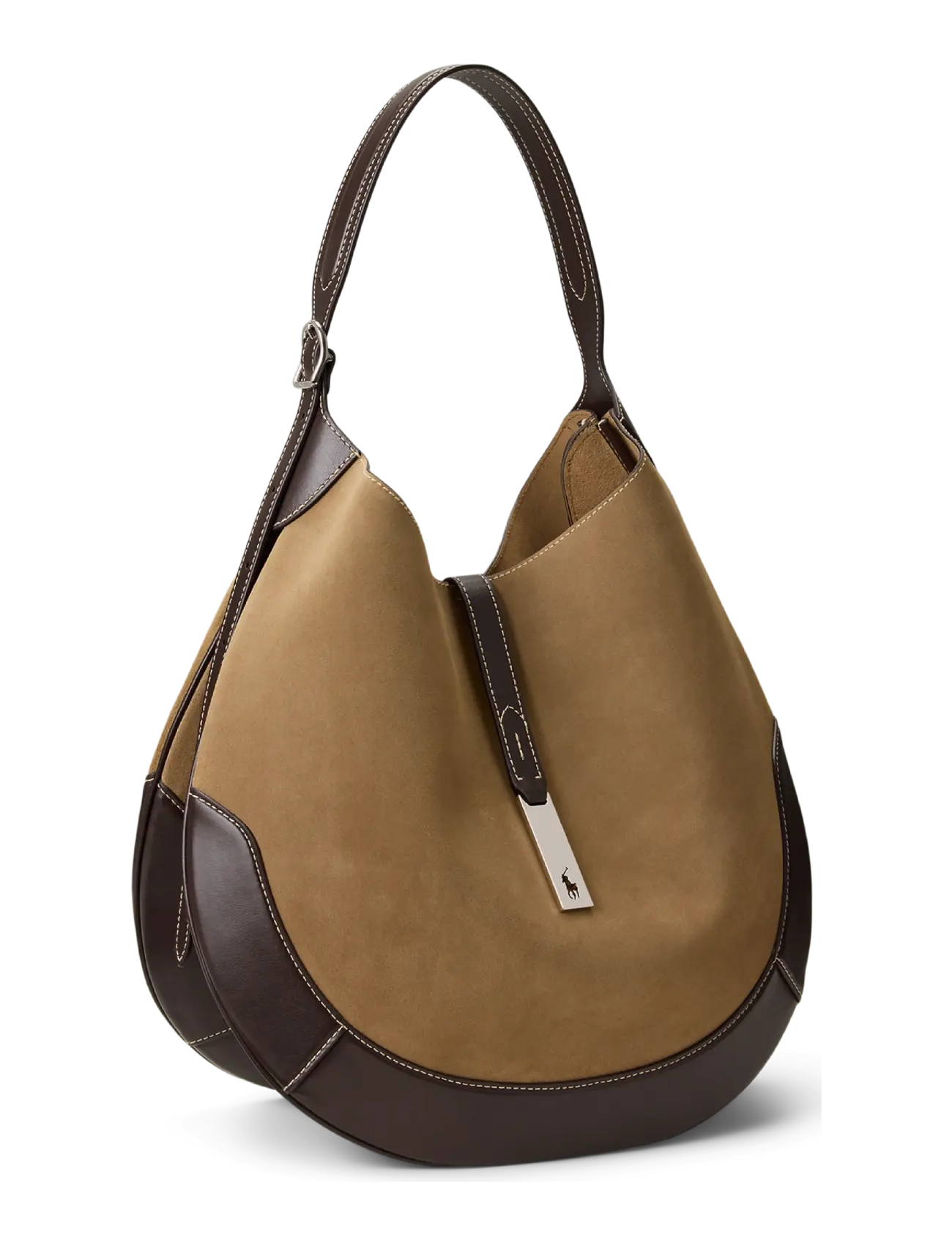 Polo Ralph Lauren - Polo ID Suede Large Shoulder Bag - clay/tobacco - 2