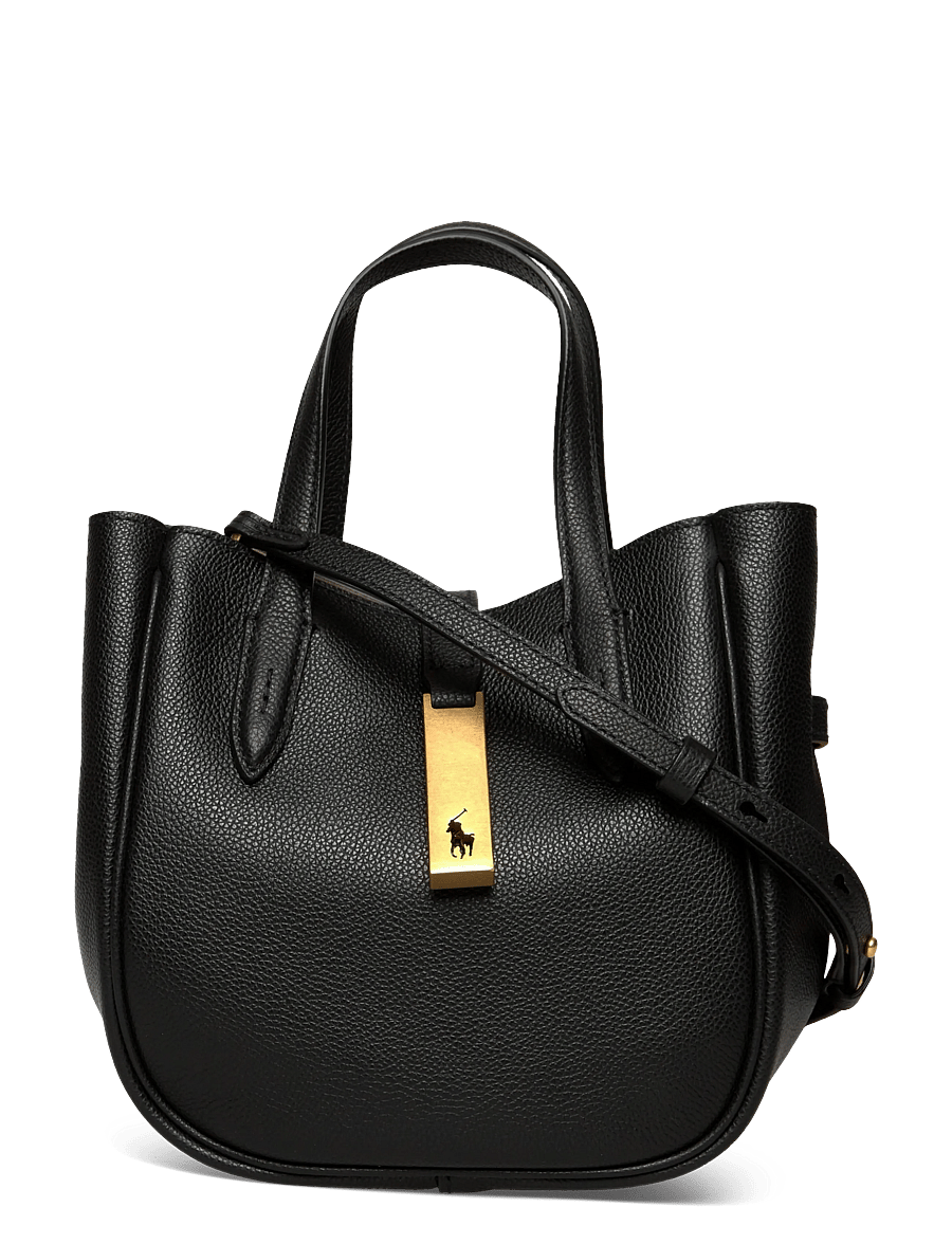 Polo Ralph Lauren - Polo ID Leather Small Tote - black - 0