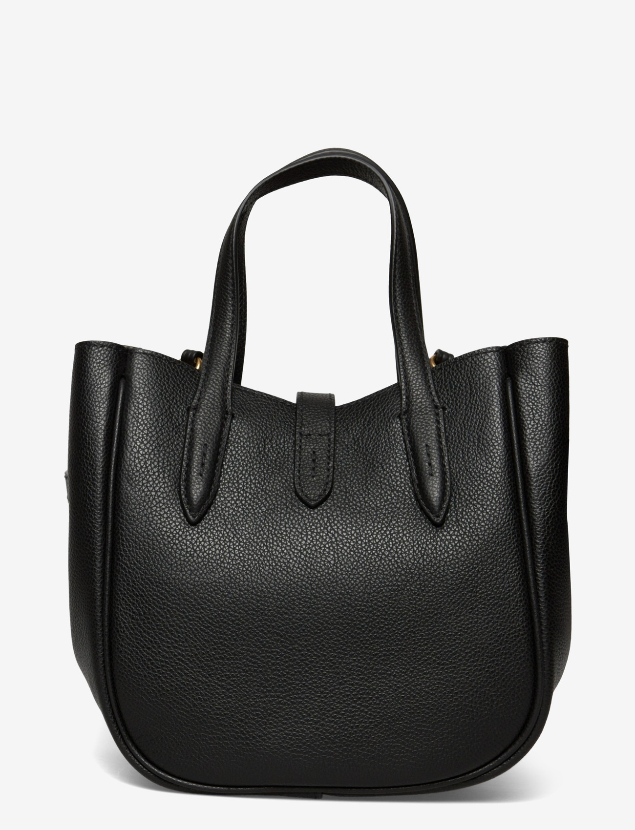 Polo Ralph Lauren - Polo ID Leather Small Tote - totes - black - 1