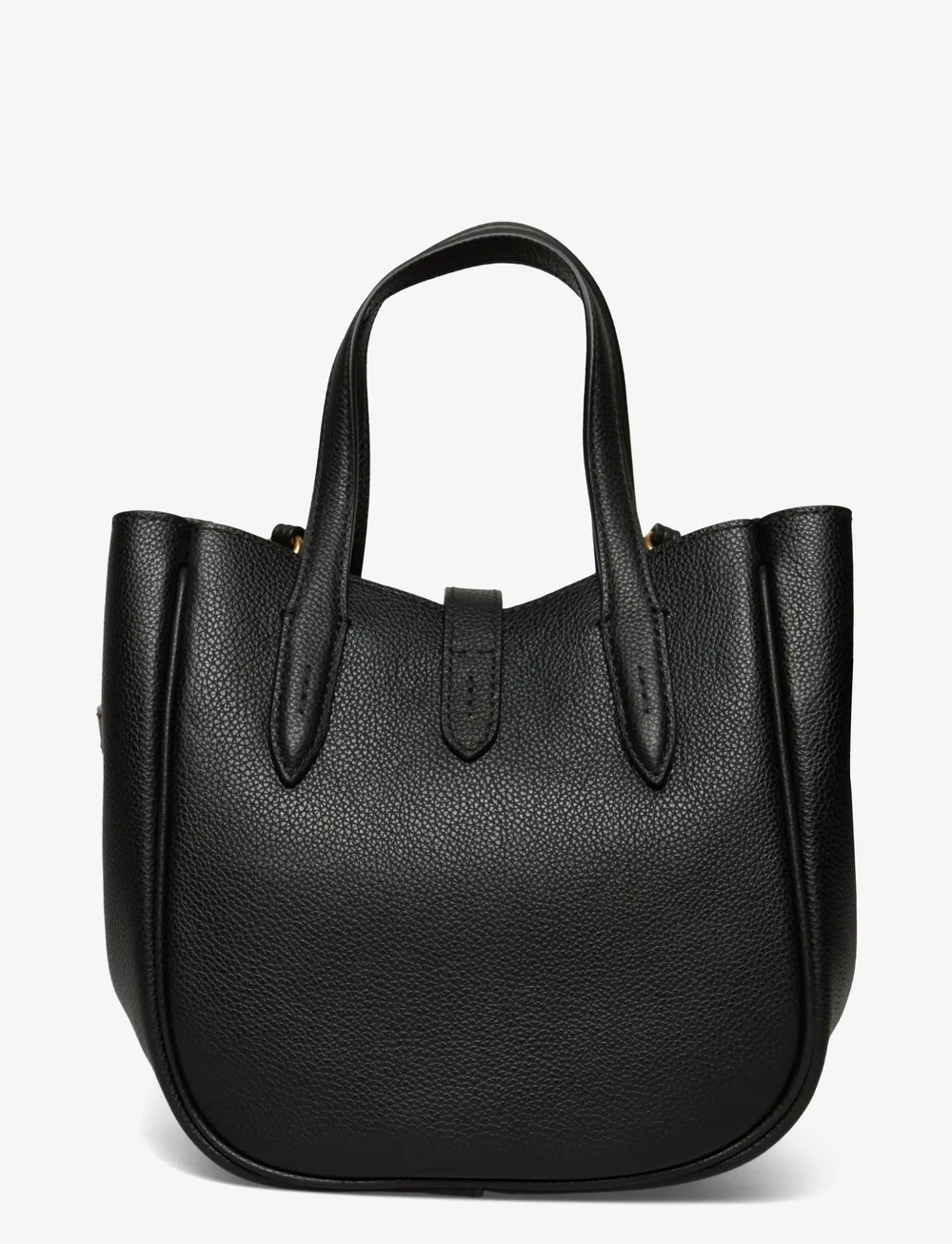 Polo Ralph Lauren - Polo ID Leather Small Tote - totes - black - 1