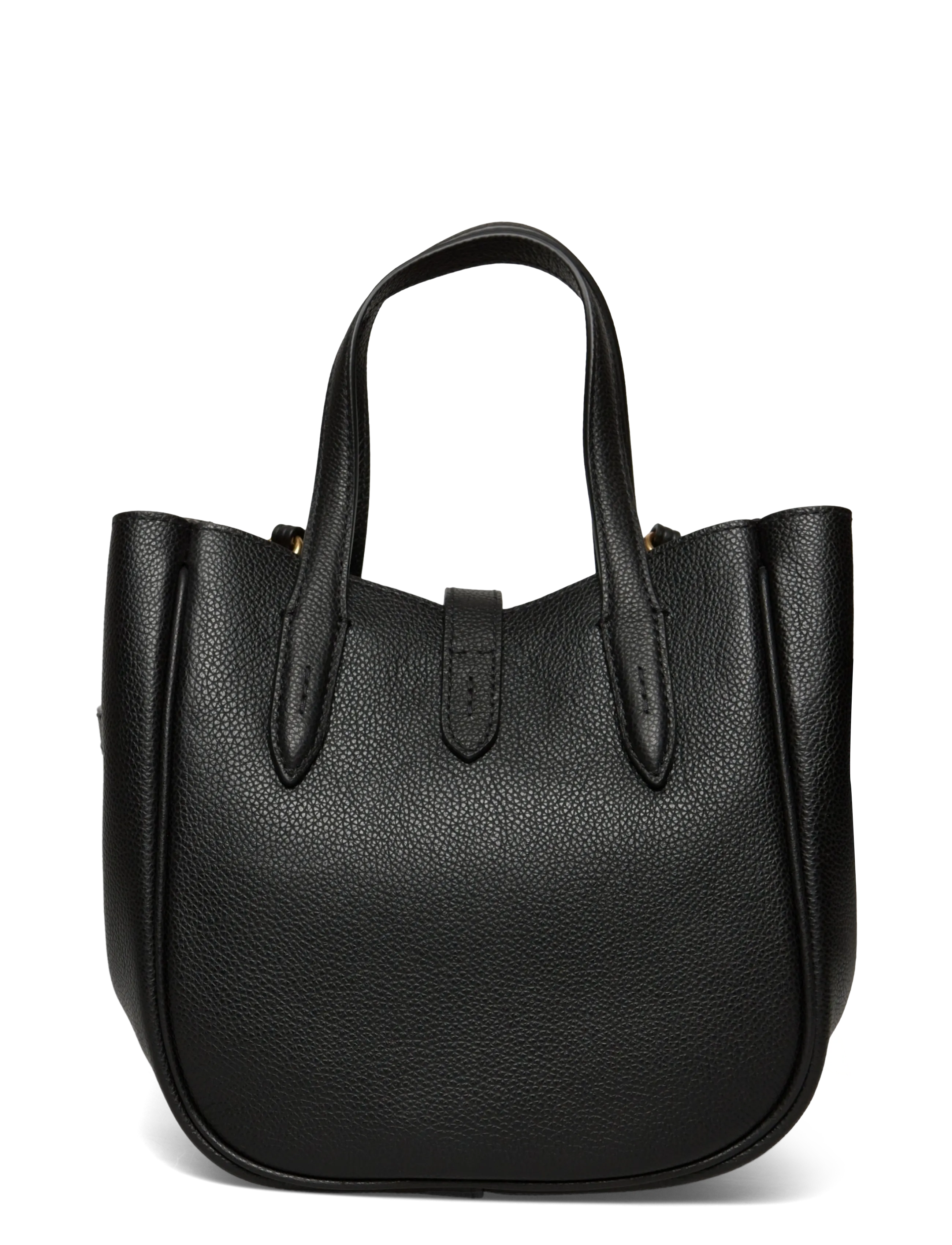 Polo Ralph Lauren - Polo ID Leather Small Tote - black - 1