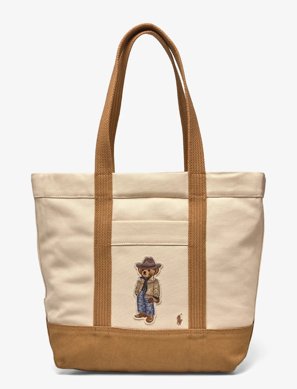 Polo Ralph Lauren Polo Bear Canvas Medium Tote Tote Bags Boozt