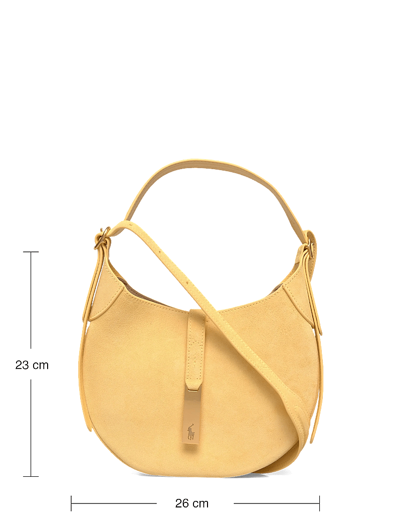 Polo Ralph Lauren - Polo ID Suede Small Shoulder Bag - besondere anlässe - lemon meringue - 3