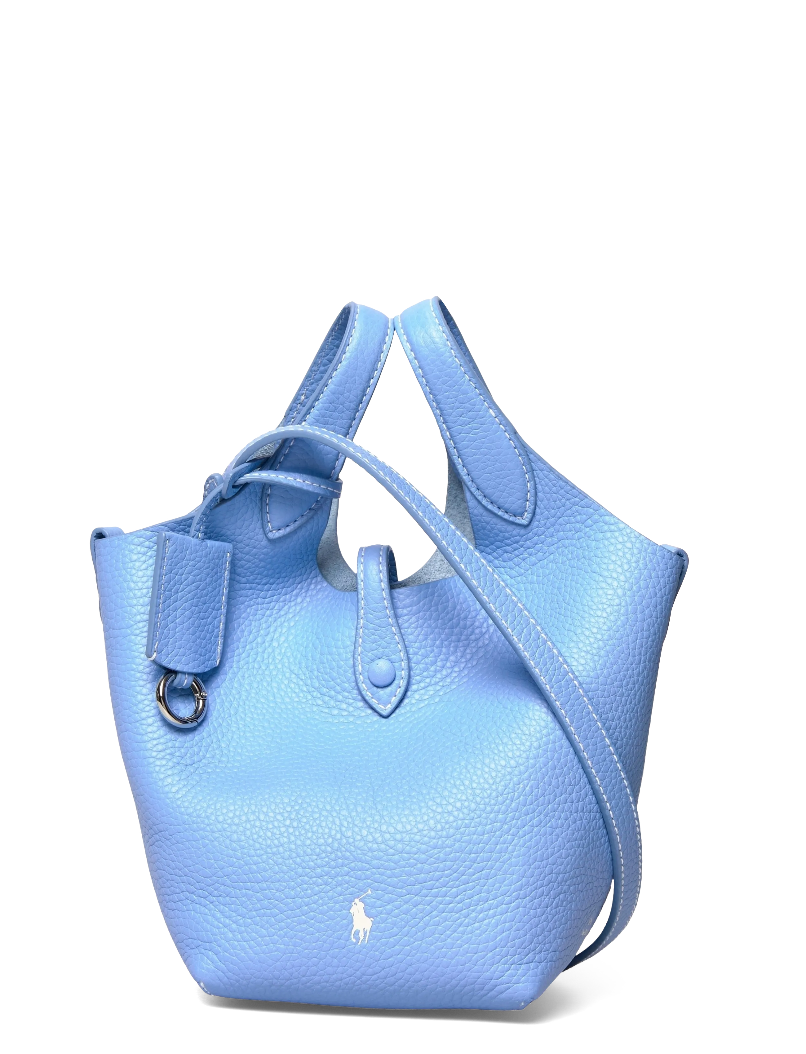 Polo Ralph Lauren Polo Play Leather Small Tote & Crossbody - Õlakotid - BABY BLUE / blue