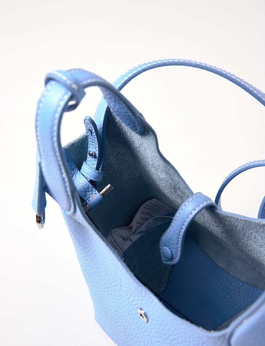 Polo Ralph Lauren - Polo Play Leather Small Tote & Crossbody - tote bags - baby blue - 5
