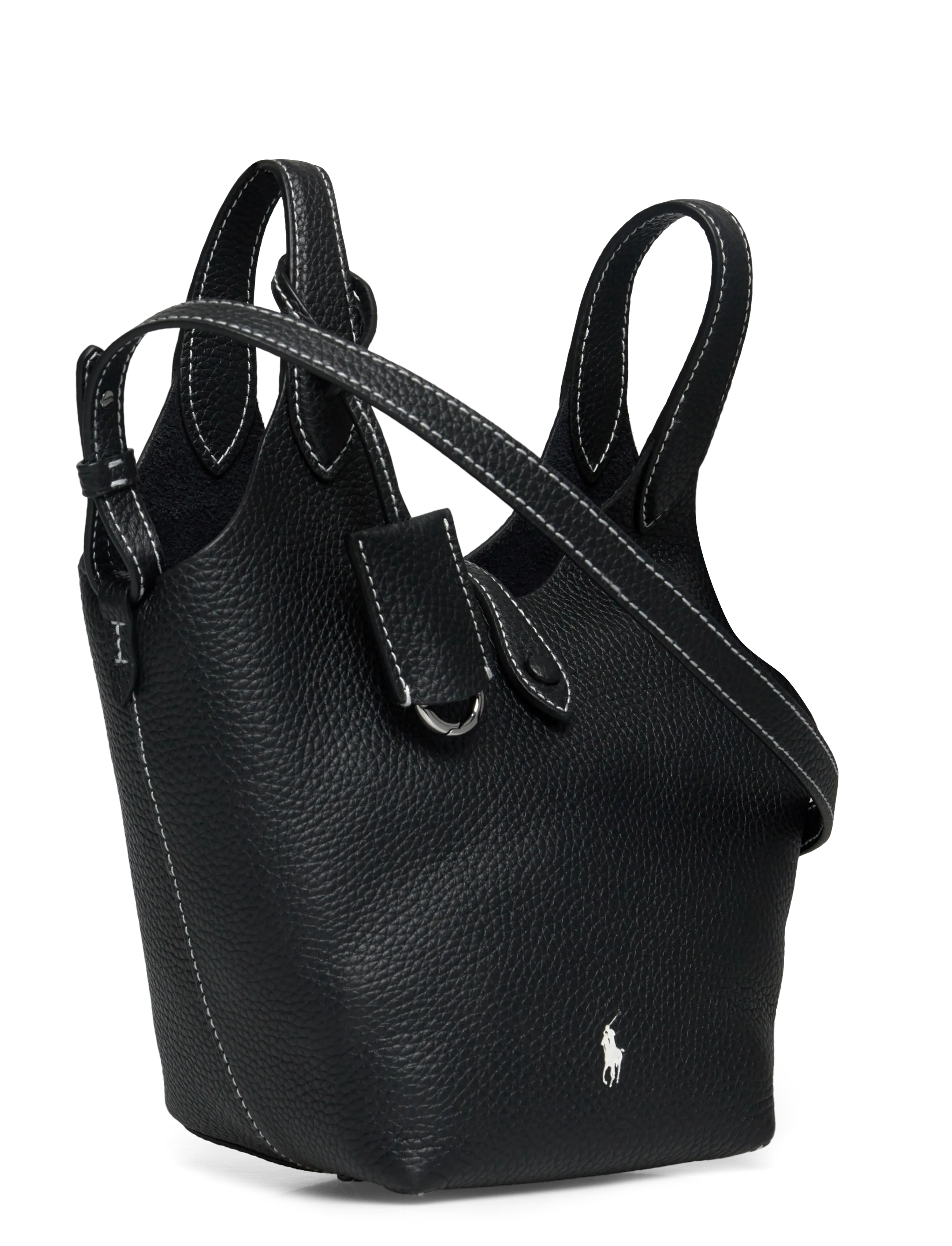 Polo Ralph Lauren - Polo Play Leather Small Tote & Crossbody - sacs en toile - black - 2
