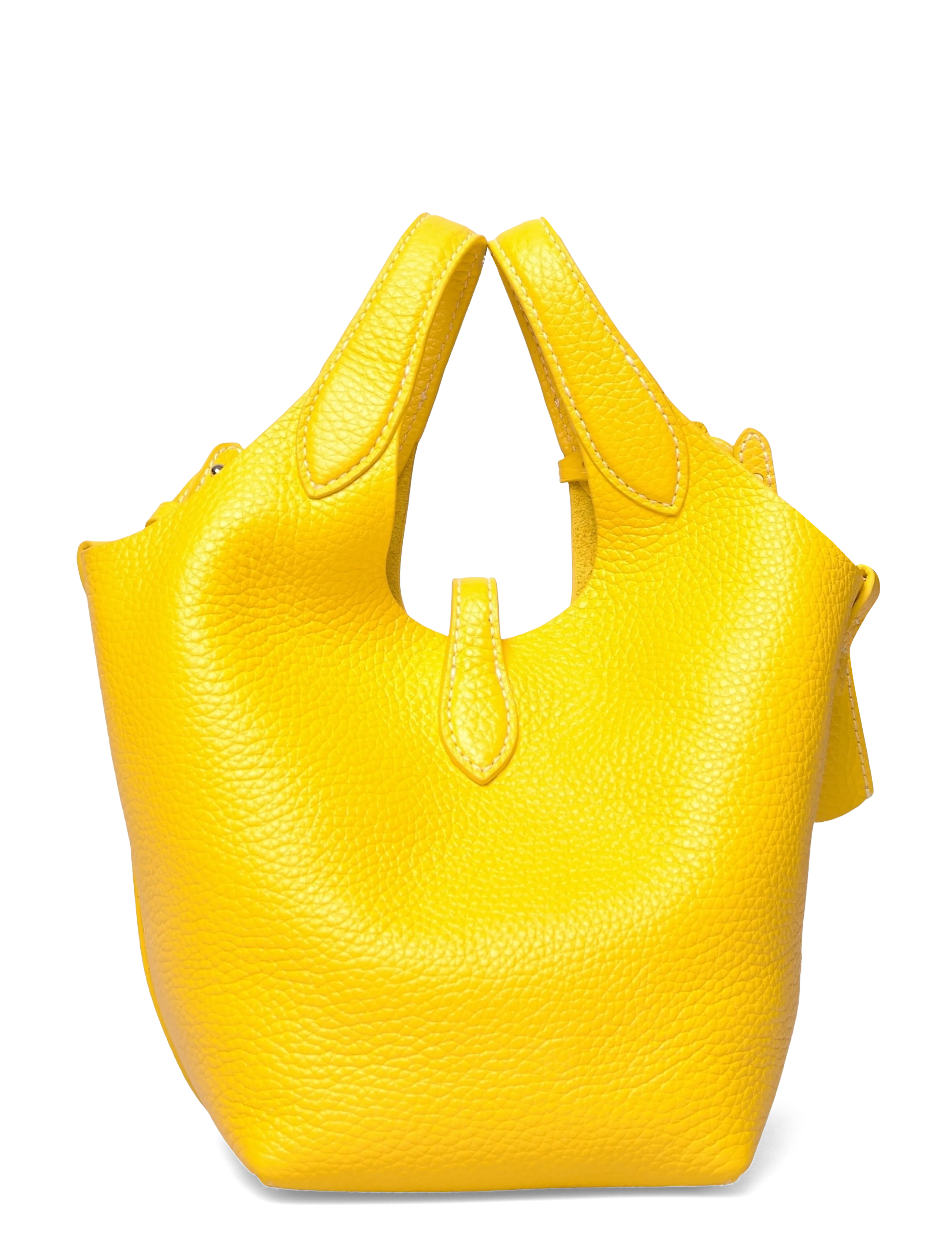 Polo Ralph Lauren - Polo Play Leather Small Tote & Crossbody - kandekotid - canary yellow - 1