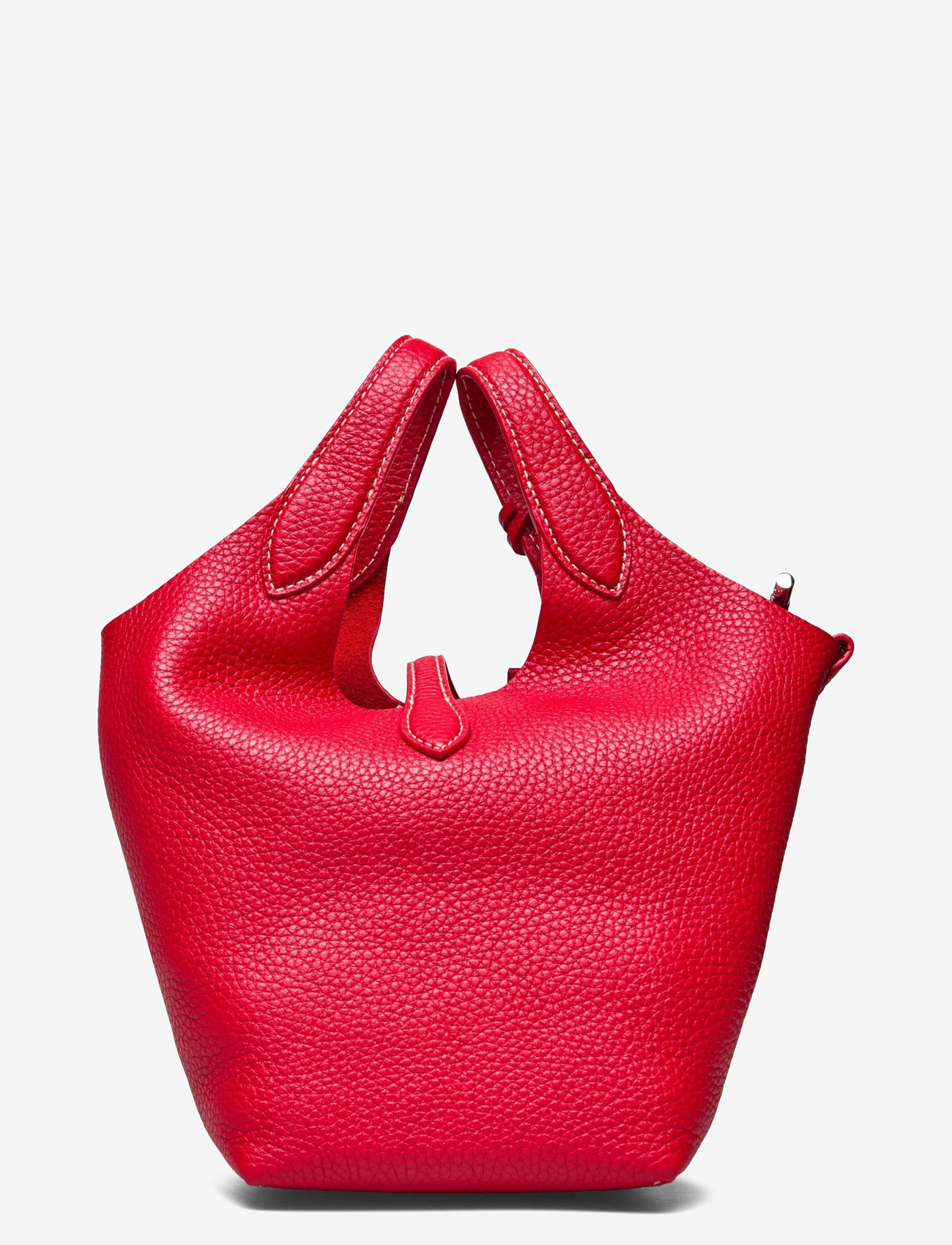 Polo Ralph Lauren - Polo Play Leather Small Tote & Crossbody - tote-stiilis kotid - cherry - 1