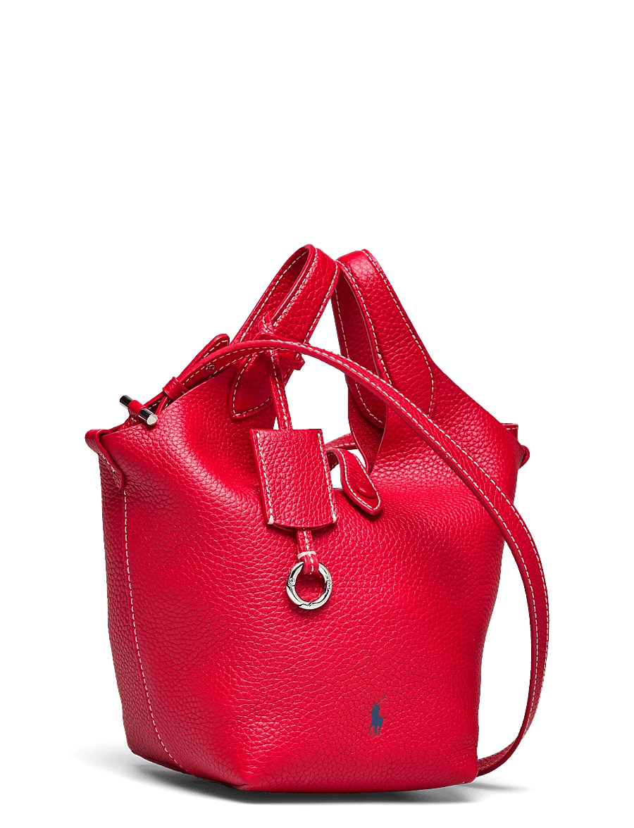 Polo Ralph Lauren - Polo Play Leather Small Tote & Crossbody - sacs en toile - cherry - 2